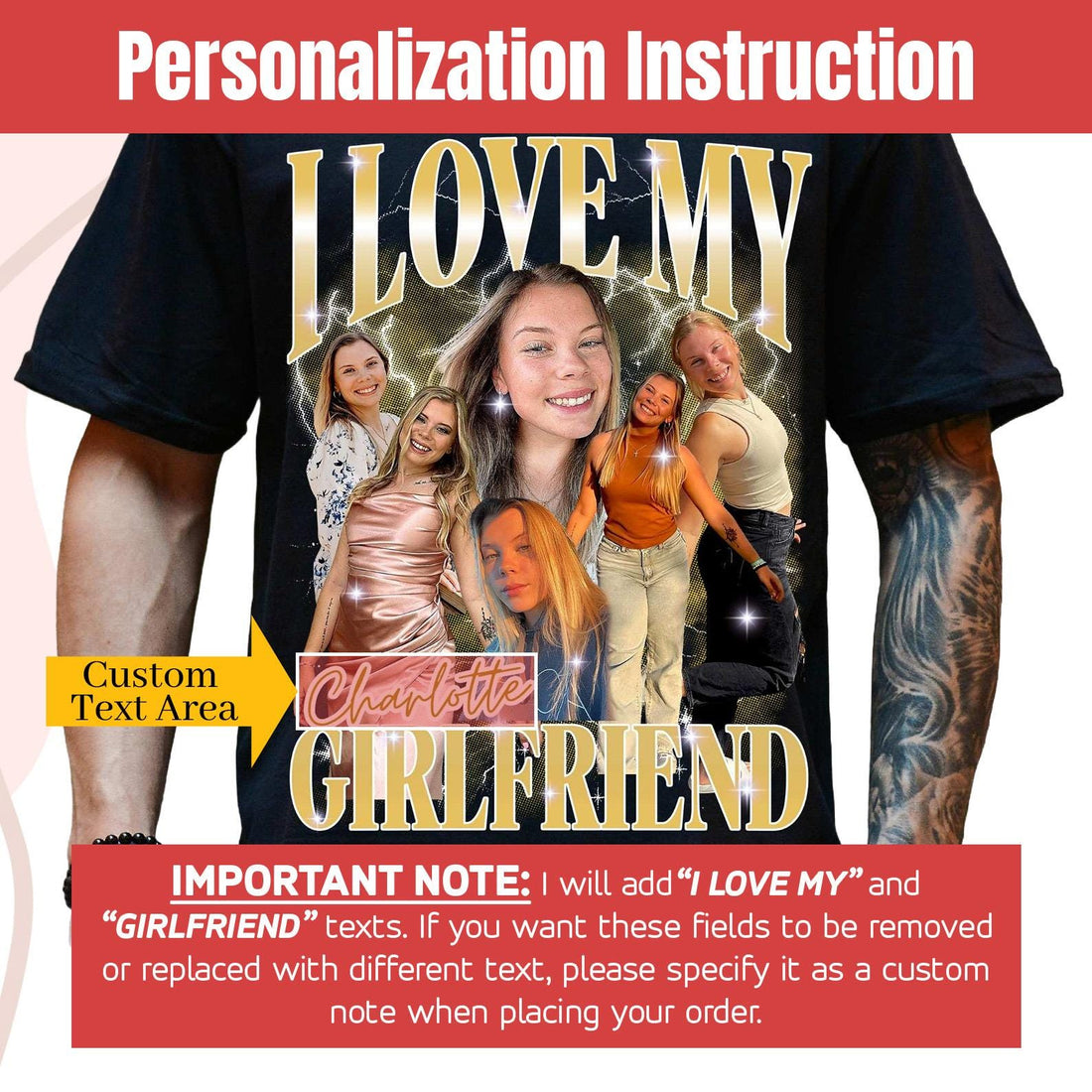 Comfort Colors Custom Girlfriend Shirt, Personalized Birthday Bootleg Shirt, Anniversary Face Shirt, Boyfriend Shirt, Bachelorette Surprise