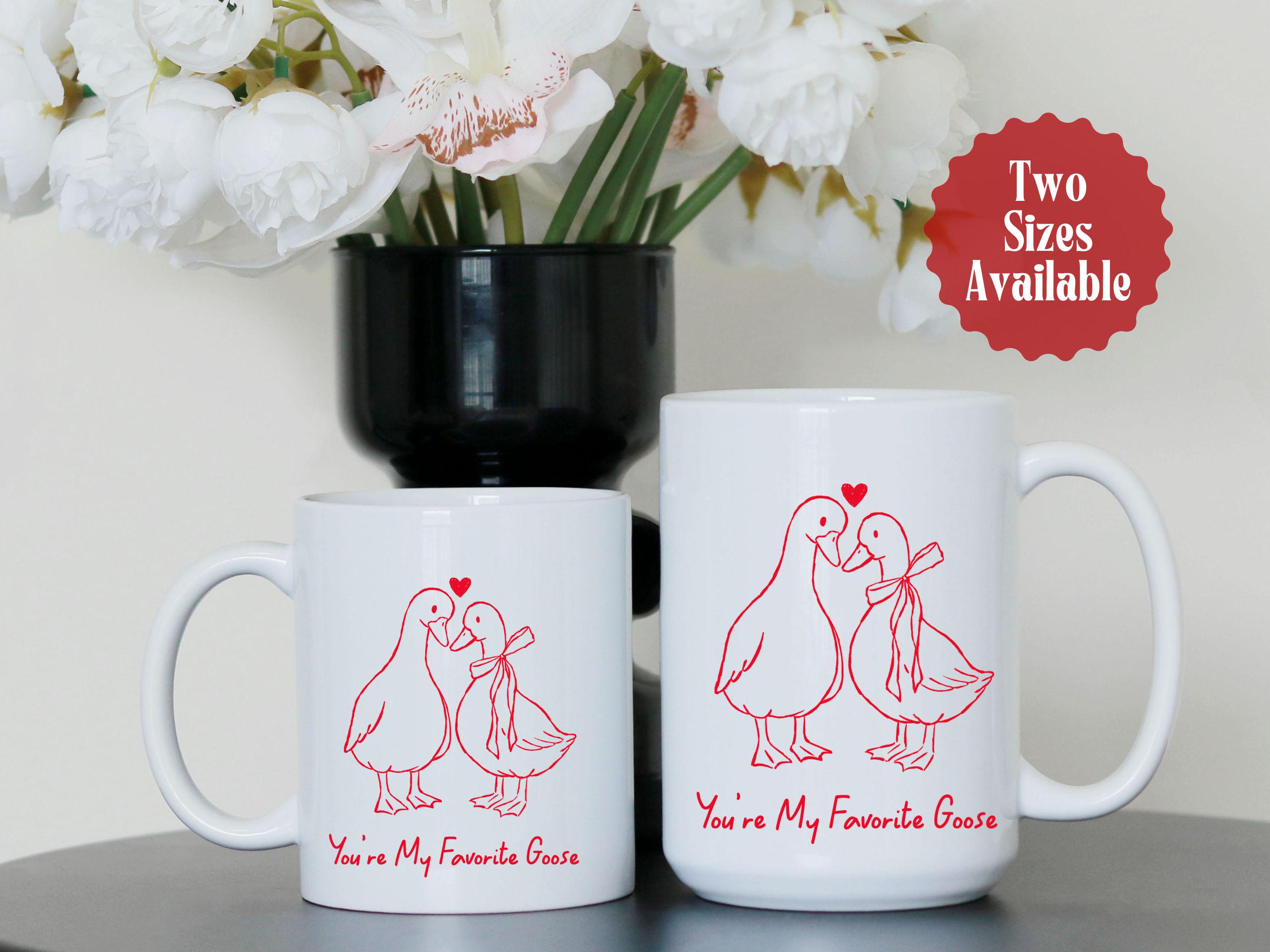 You’re My Favorite Goose Valentines Mug, Romantic Valentines day Mug, Love Mug, Couples valentines day mug, Valentines day gift idea