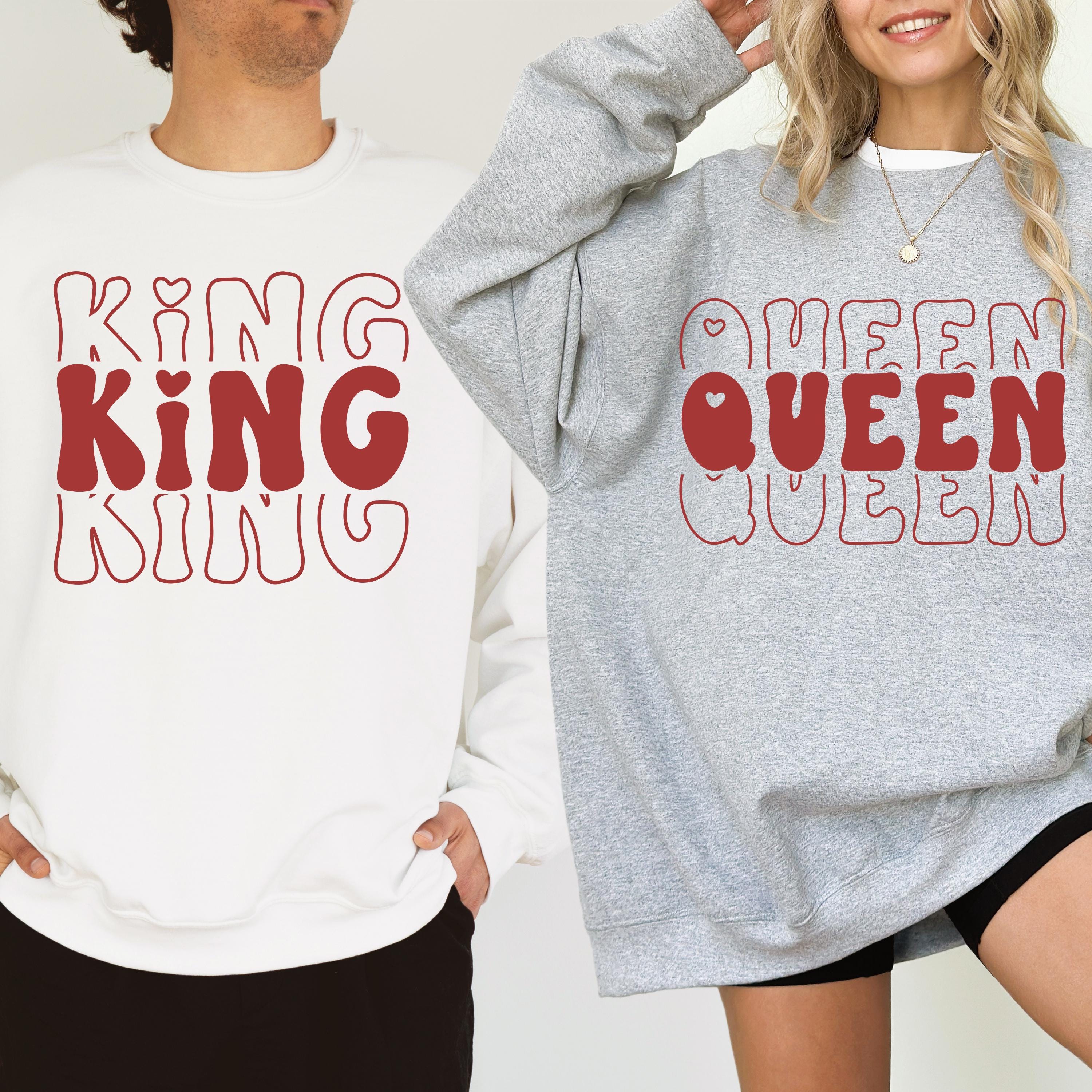 Custom Valentine’s Day Love Couple Shirt Set, Love Matching Sweatshirts for Couples, Unisex Romantic Gift Idea Couple Hoodie,Love Pullover