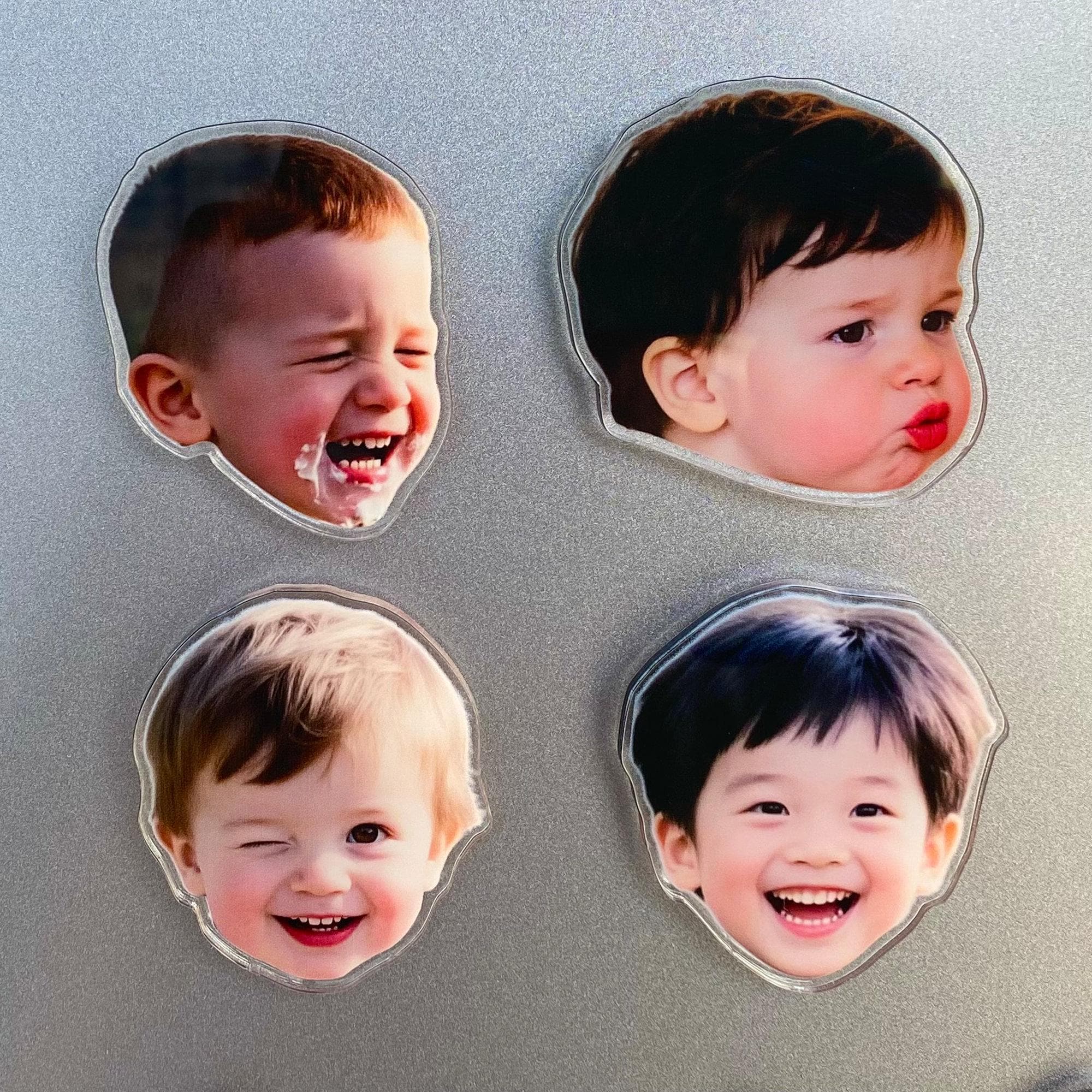 Custom Shaped Fridge Magnet, Photo Refrigerator Magnet, Cut Pet Magnet, Family Vacation Photo Magnet, Face Picture Magnet, Photo Print Gift