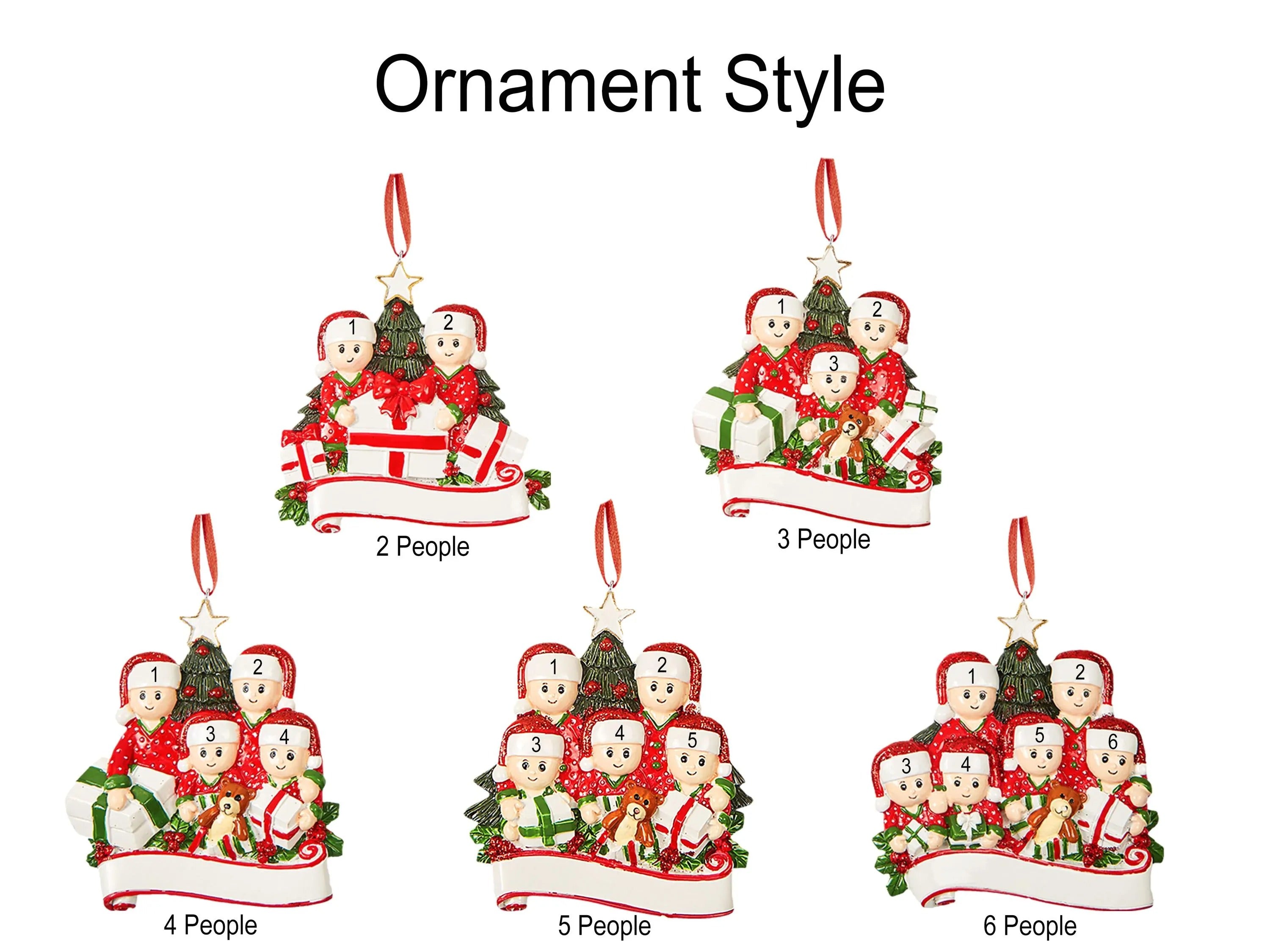 Personalized Family Christmas Ornament,2025 Christmas Ornament, Resin ornament, Custom Family Ornament for Xmas Tree Decor