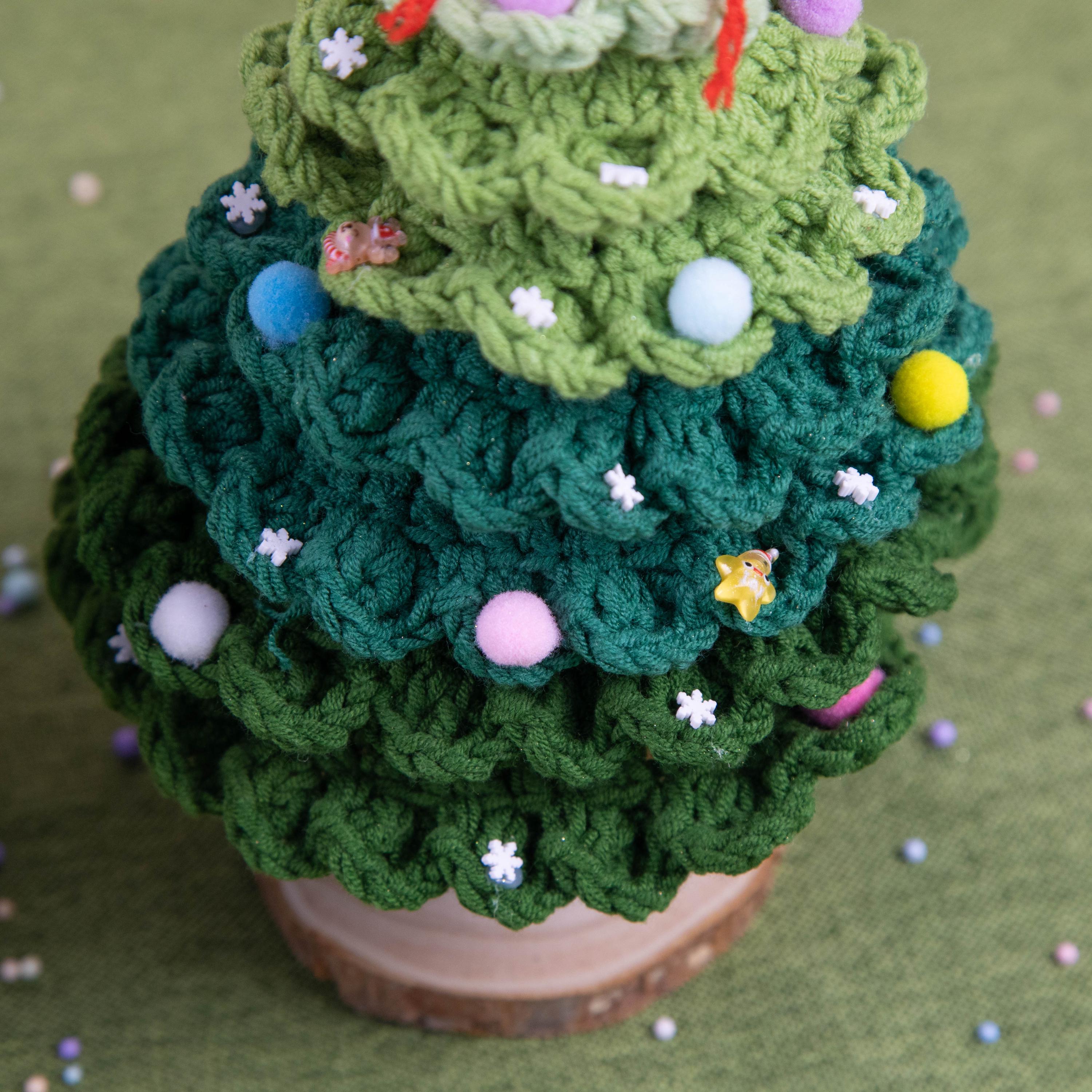Handmade Crochet Christmas Tree | Cute and Unique Ornament for Gifts & Home Decoration | Christmas Gift