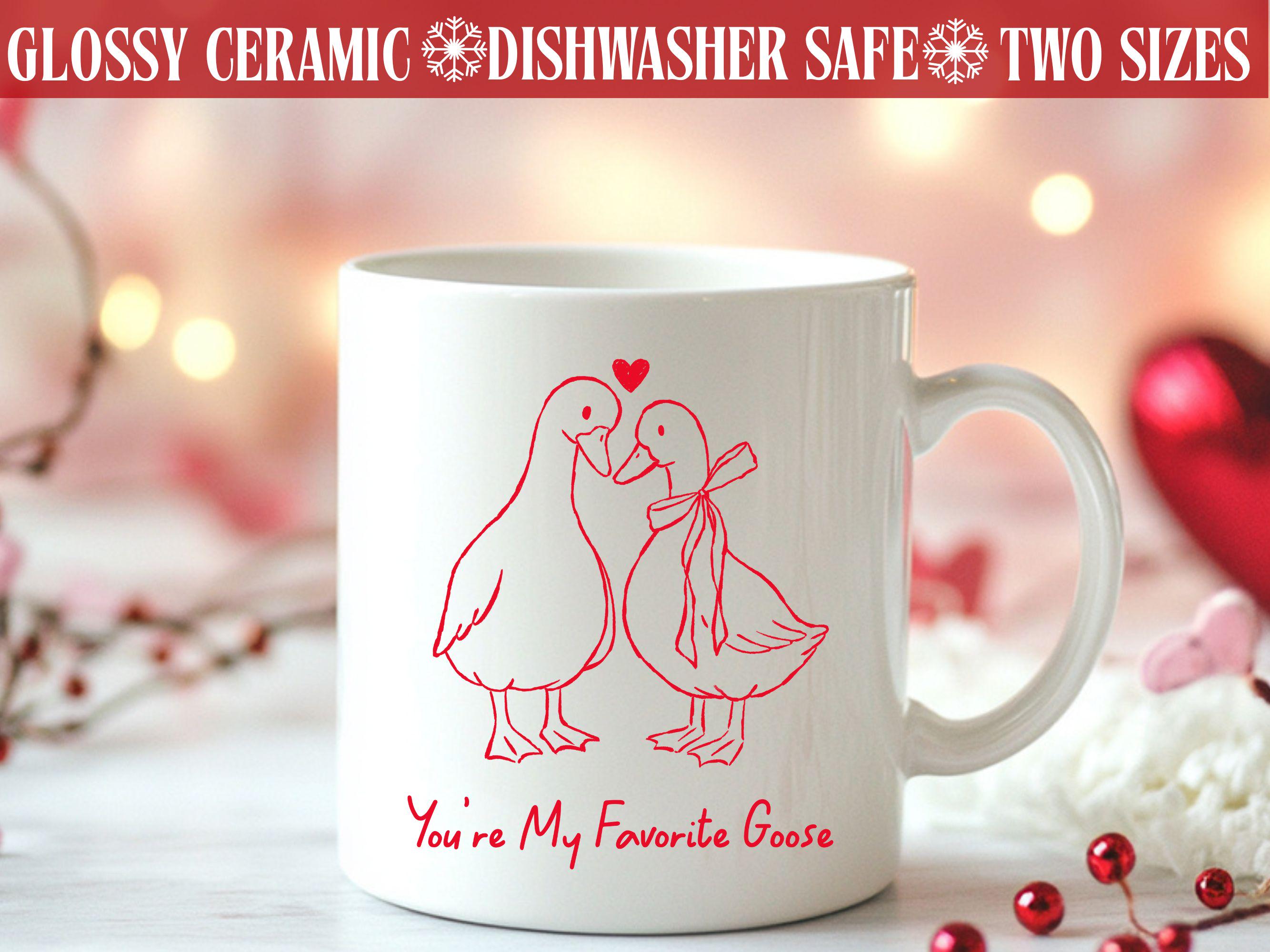 You’re My Favorite Goose Valentines Mug, Romantic Valentines day Mug, Love Mug, Couples valentines day mug, Valentines day gift idea
