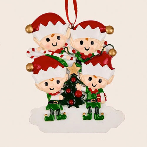 2025 Family Christmas Tree Ornament,Custom Resin Family Christmas Ornament,Engraved Ornaments,Christmas Gifts,Personalized Holiday Ornament