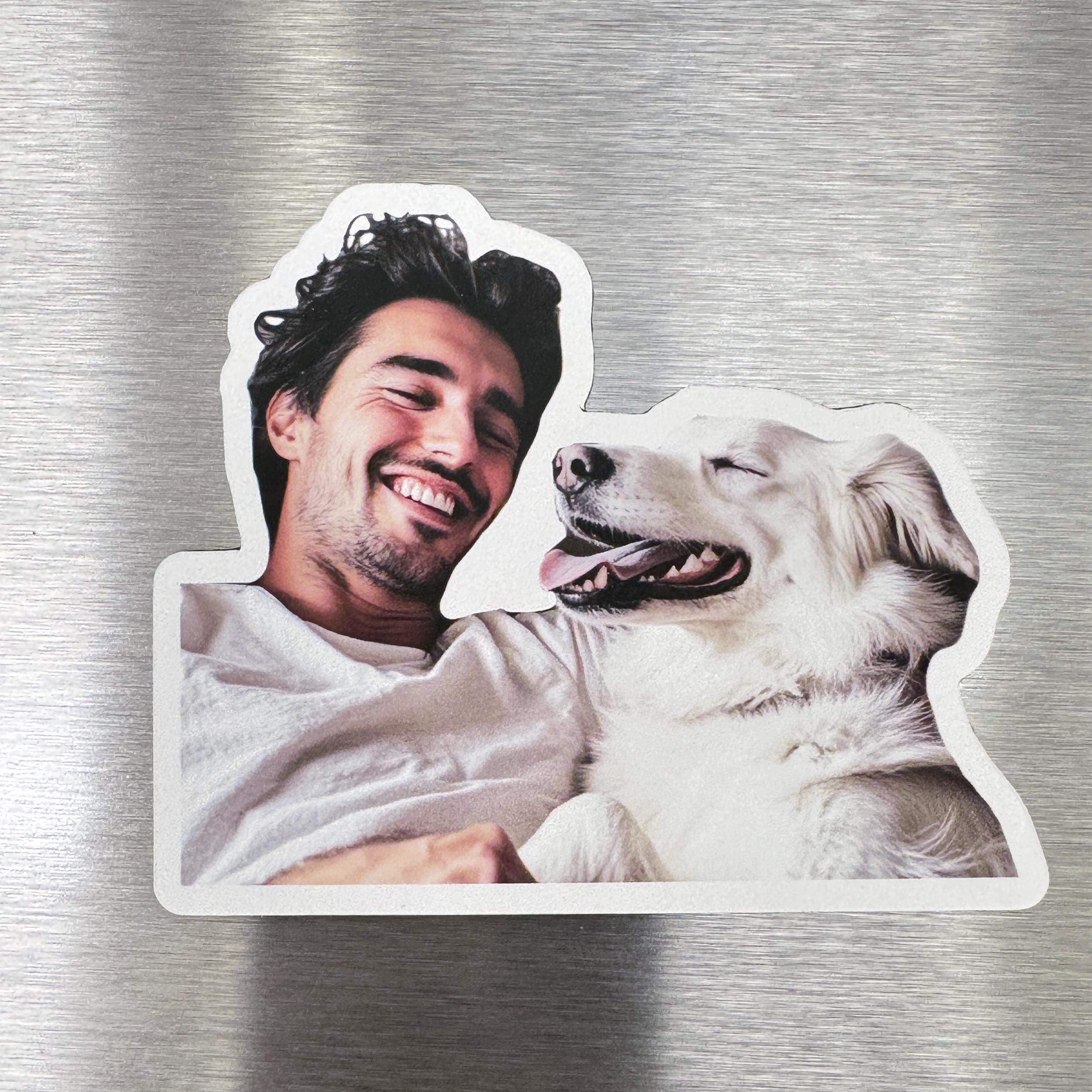 Custom Die Cut Fridge Magnet, Personalized Family Photo Magnets, Occasional Custom Printing Gift, Wedding Favor, Birthday Gift, Decorative