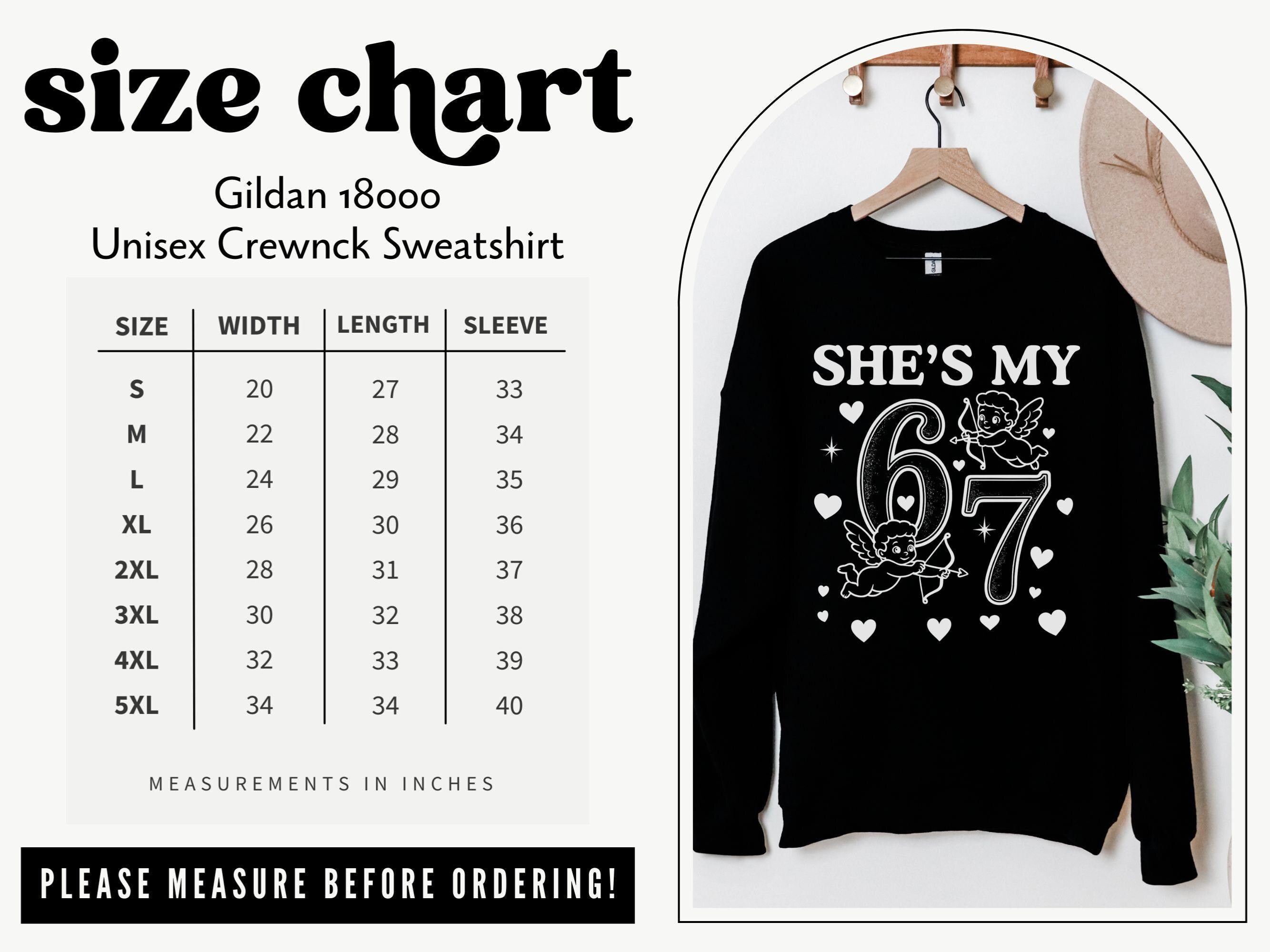 Funny 67 Matching Couple Valentine's Day Comfort Colors Shirts or Sweatshirts