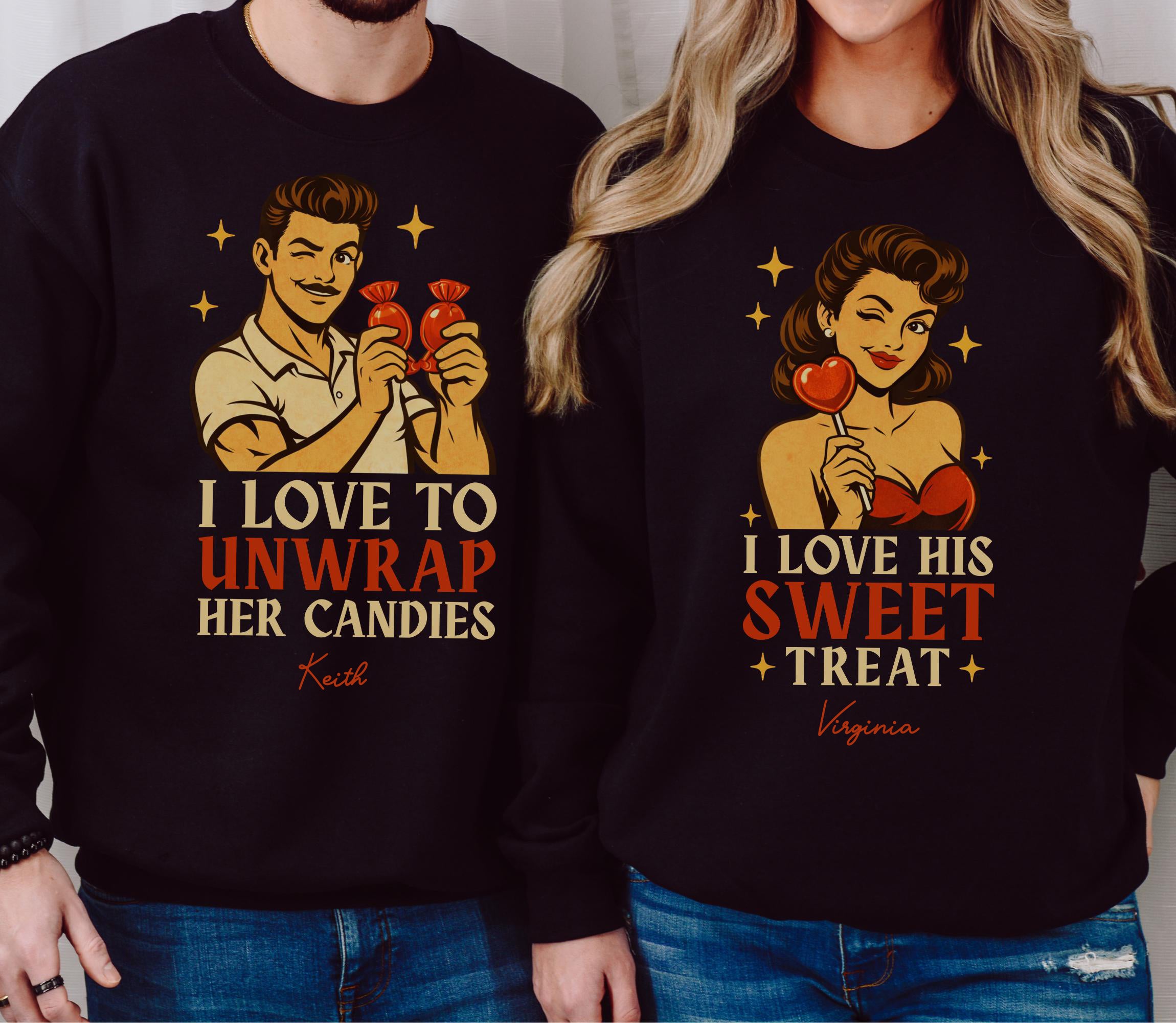 Funny Valentines Day Shirt, Matching Couple Tees,Inappropriate Couples Tshirt,Valentines T-Shirts Gift, Boyfriend Girlfriend Husband Wife