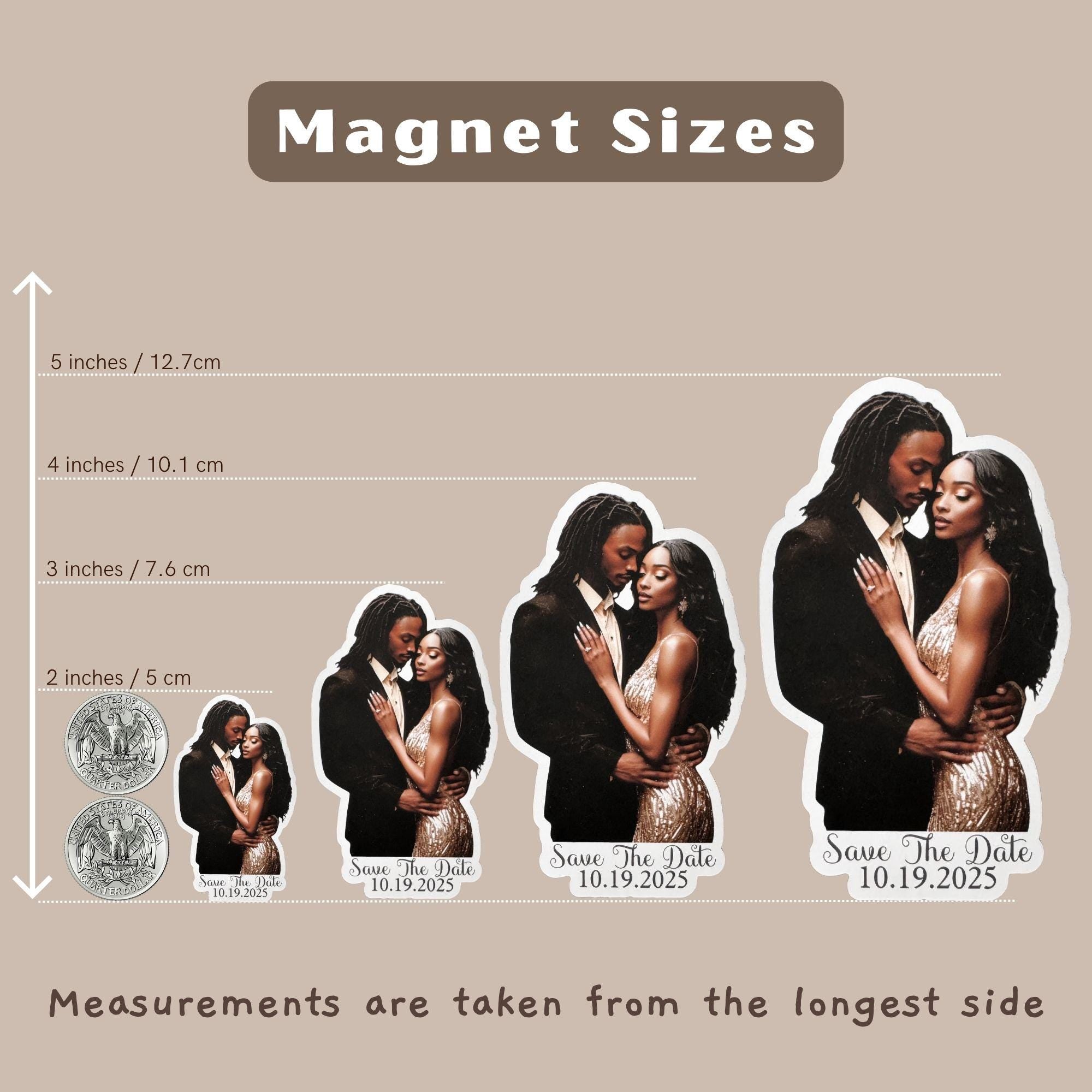 Custom Die Cut Fridge Magnet, Personalized Family Photo Magnets, Occasional Custom Printing Gift, Wedding Favor, Birthday Gift, Decorative