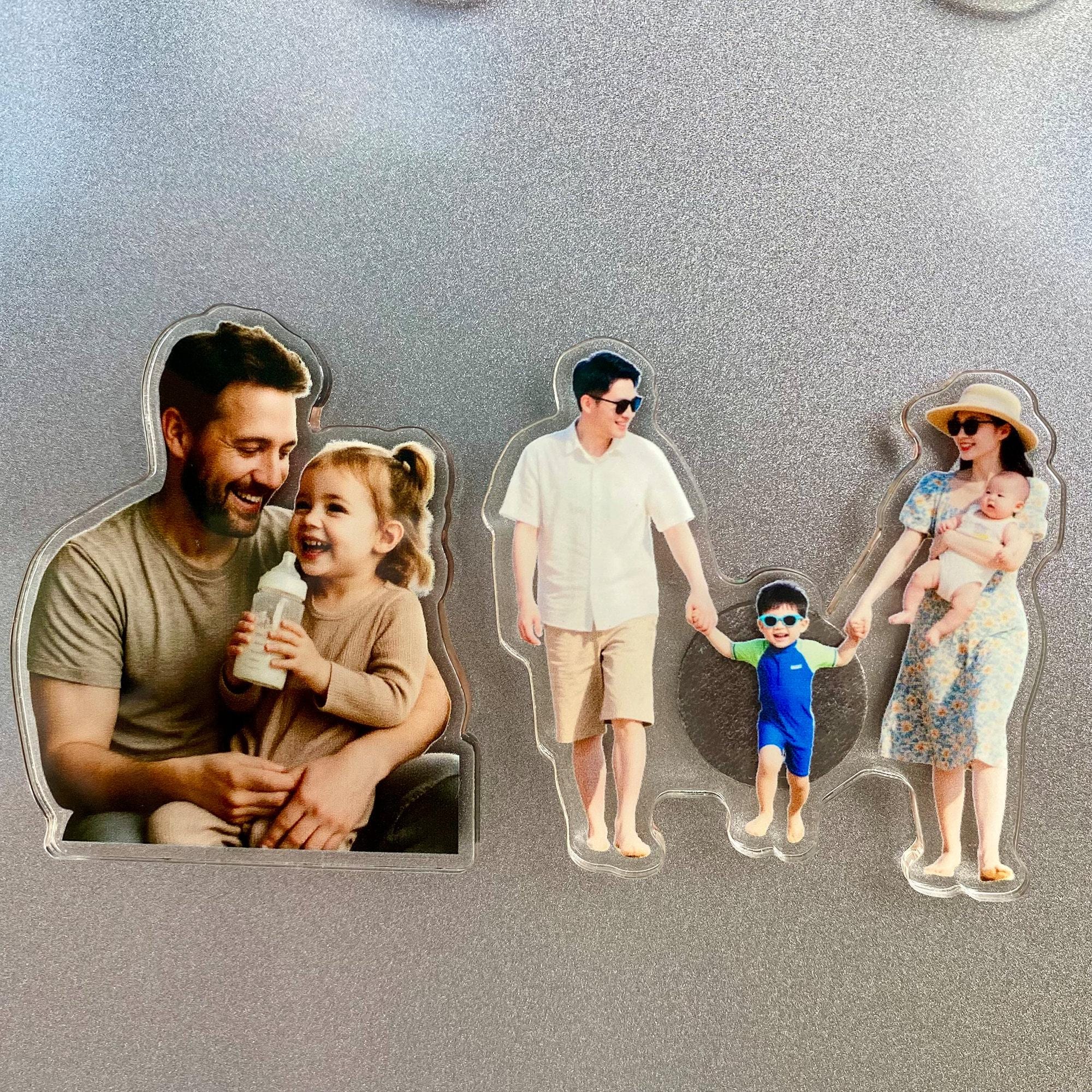 Custom Shaped Fridge Magnet, Photo Refrigerator Magnet, Cut Pet Magnet, Family Vacation Photo Magnet, Face Picture Magnet, Photo Print Gift
