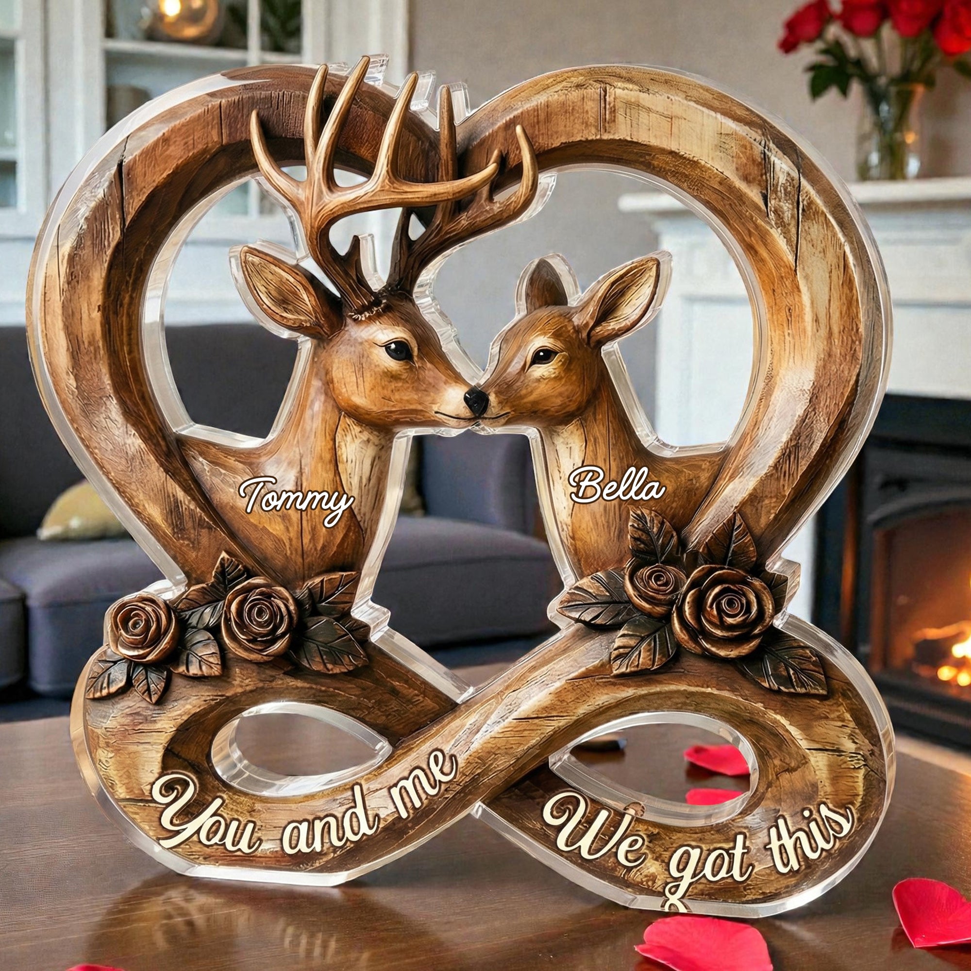 Dear Couple - We got this - Personalized Acrylic Block Plaque