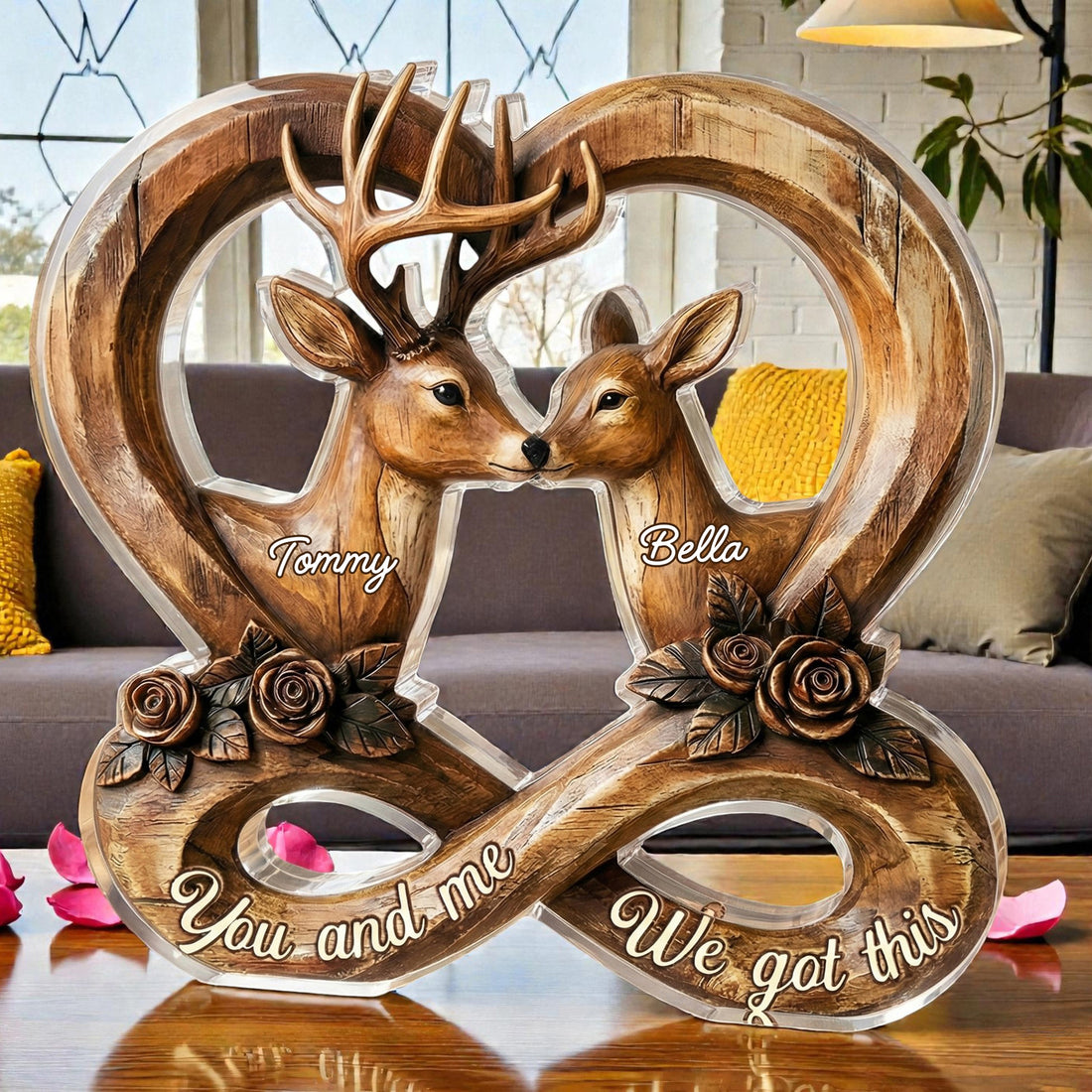 Dear Couple - We got this - Personalized Acrylic Block Plaque