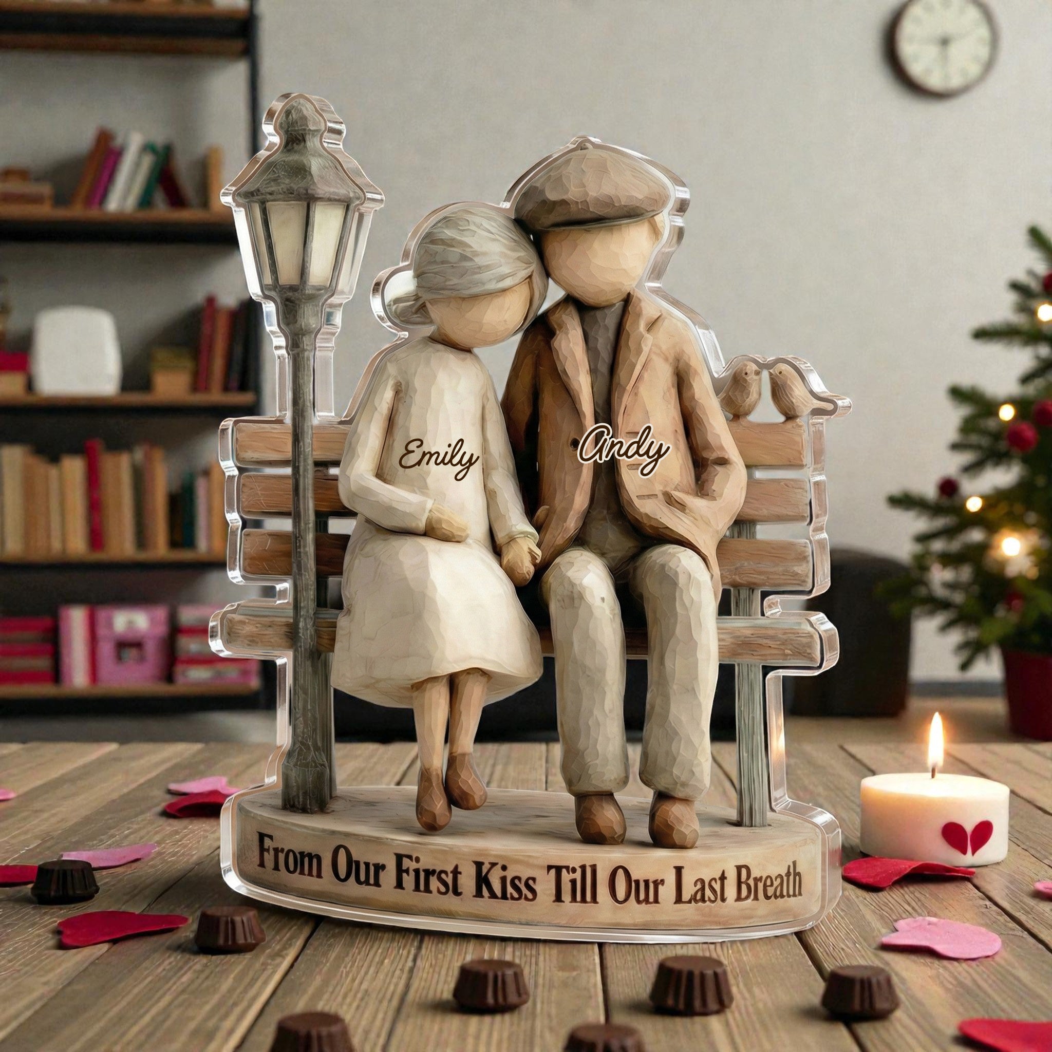 Growing Old together 2- Personalized Acrylic Block Plaque