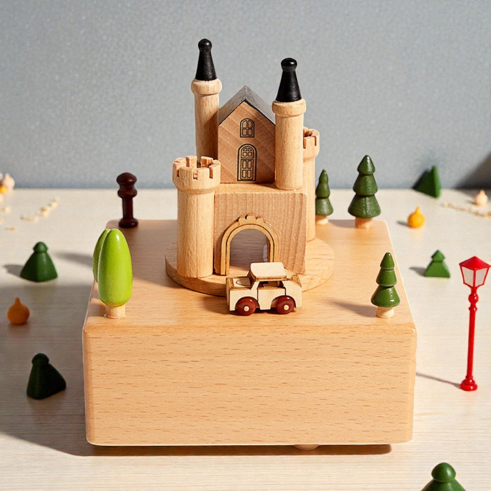 Custom Wooden Carousel Musical Box, Engraved Name Music Box,Sensory Toys,Unique Keepsake Gift,Baby shower gift, Birthday Gifts, Couples Gift