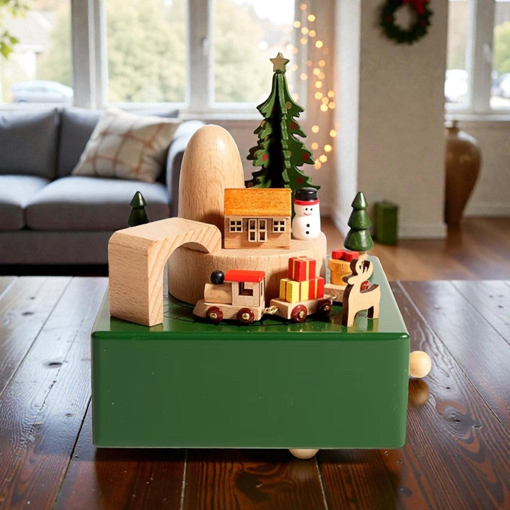 Custom Wooden Carousel Musical Box, Engraved Name Music Box,Sensory Toys,Unique Keepsake Gift,Baby shower gift, Birthday Gifts, Couples Gift