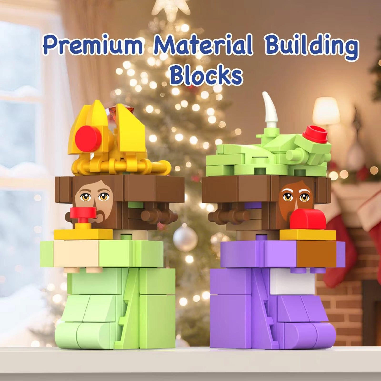 Advent Countdown Calendar Nativity Advent Calendar 2025 Building Blocks 24 Days Building Blocks Kits Gifts for Kids Adults