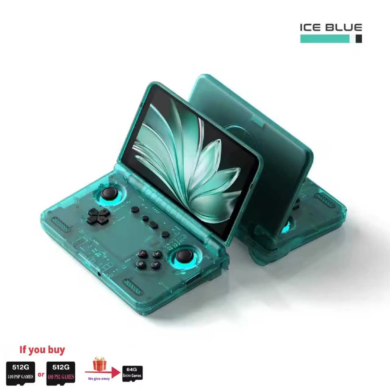 Retroid Pocket Flip 2 Retro Video Game Console Retro Handheld Game Console 5.5Inch AMOLED Screen PSP PS2 Android13 RPFlip2 Gift