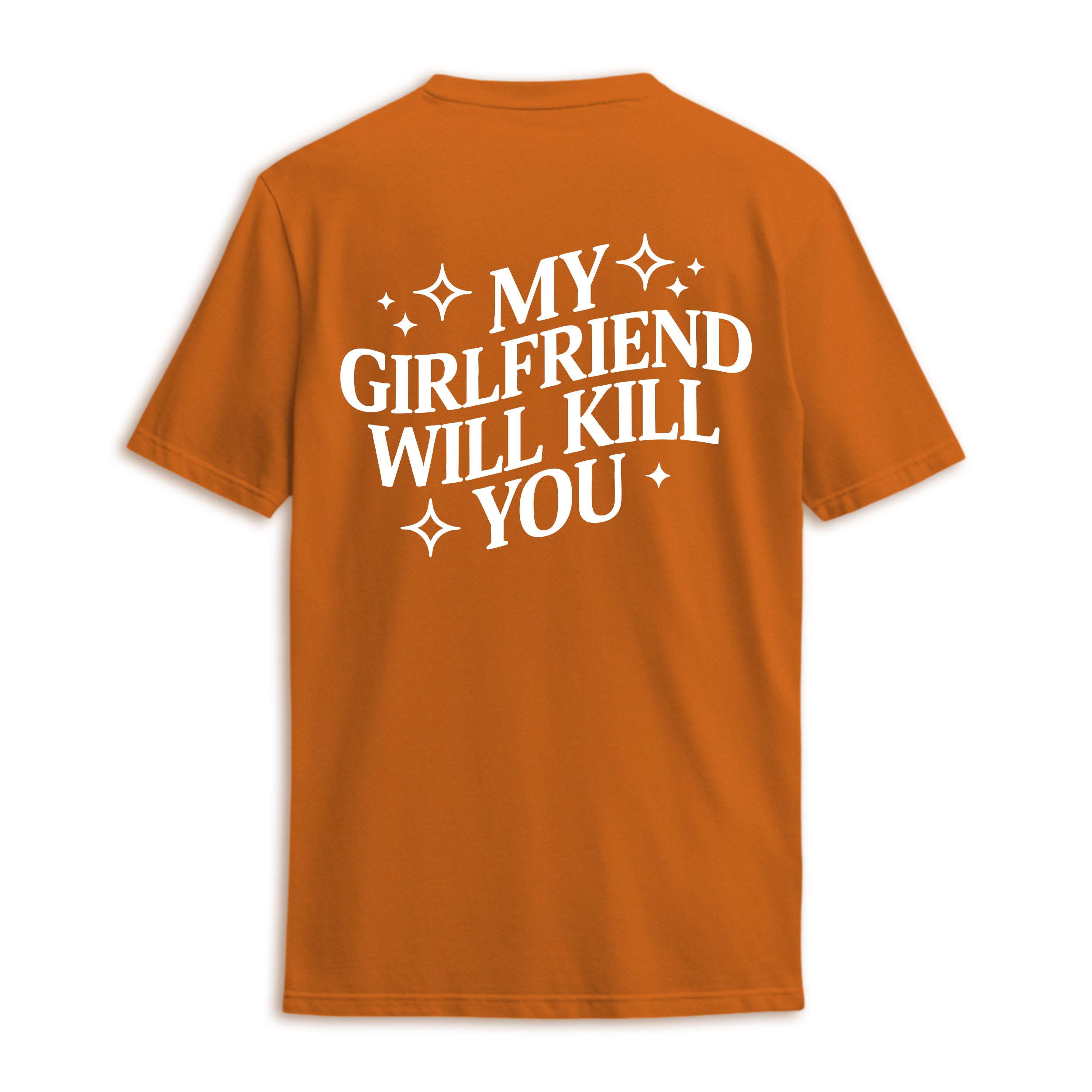 My Girlfriend Will Kill You Comfort Colors Shirt, Summer Shirts, Mens Beach Shirts, Funny Boyfriend Shirt, Anniversary Gift, Gift for Him