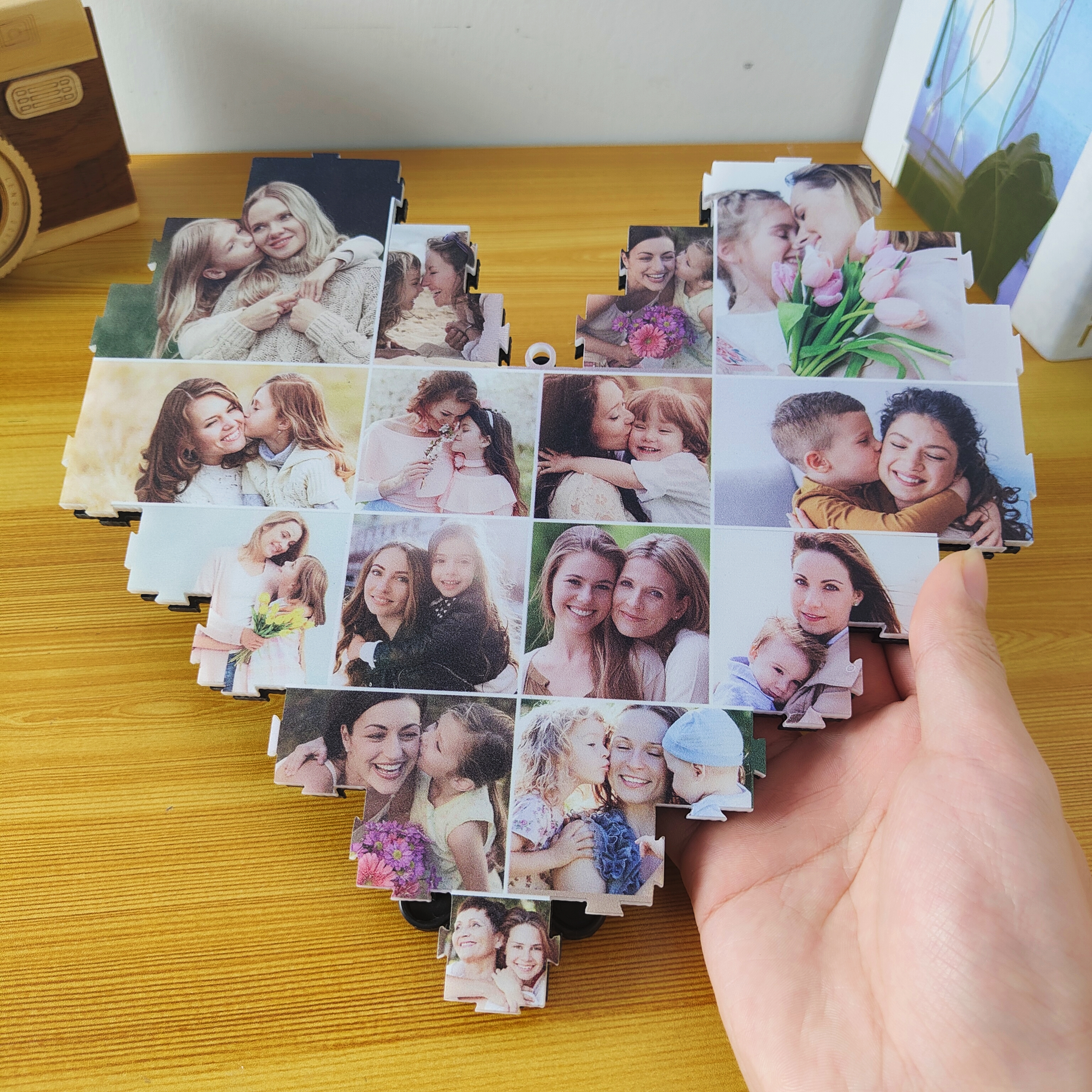 Personalized Photo Collage Acrylic Lamp