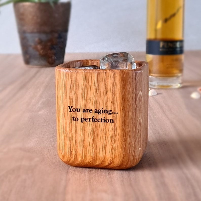 Personalised 80th Birthday Whiskey Tumbler