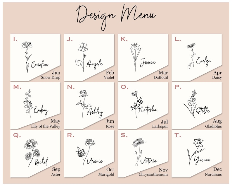 Birth Flower Ring Dish for Bridesmaids, Personalized Engagement Gift, Wooden Ring Holder for Her, Bridesmaid Gifts, Bridal Party Gift