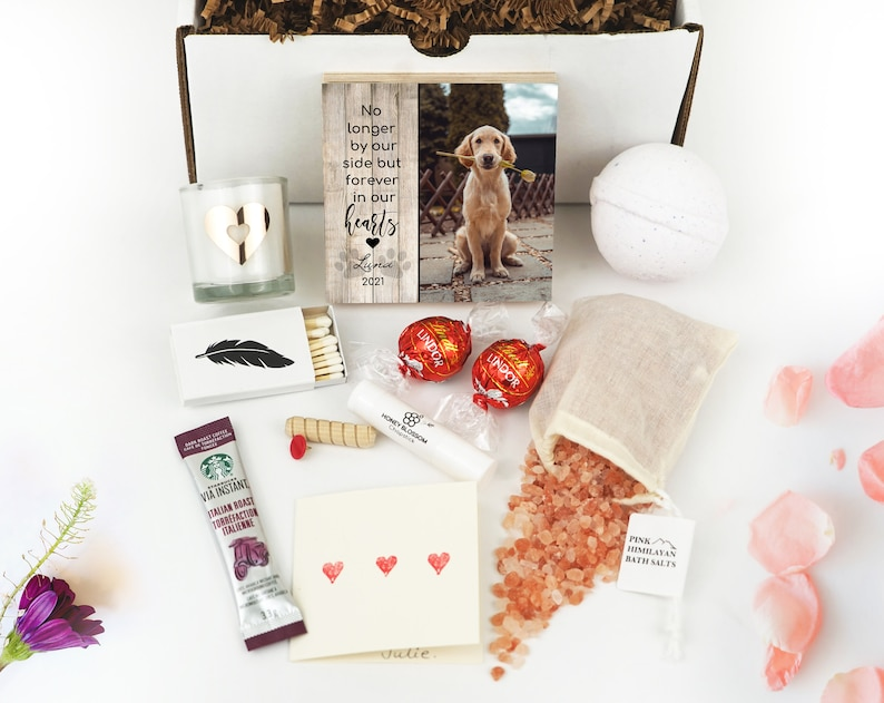 Personalized Pet Memorial Printed 4" or 6" - Wood Photo Block - Dog Loss Gift - Dog Memorial Frame - Pet Loss Gift Dog - Pet Memorial