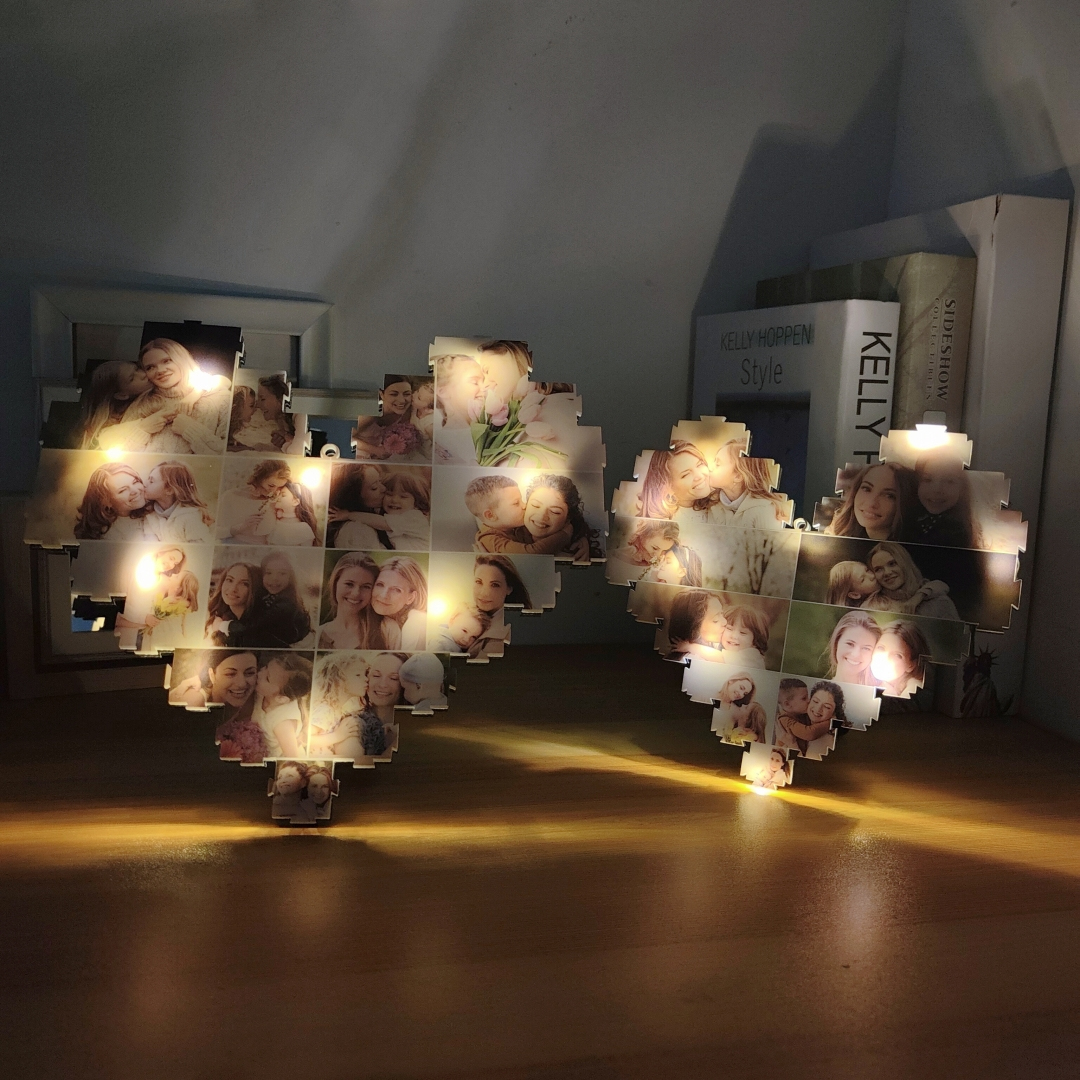 Personalized Photo Collage Acrylic Lamp