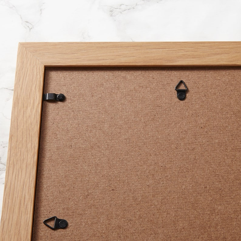 Personalized Solid Oak Multi Photo Frame: 5-Aperture Collage