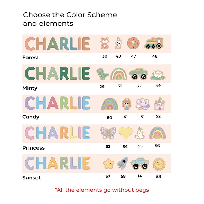 Personalized Name Puzzle With Pegs