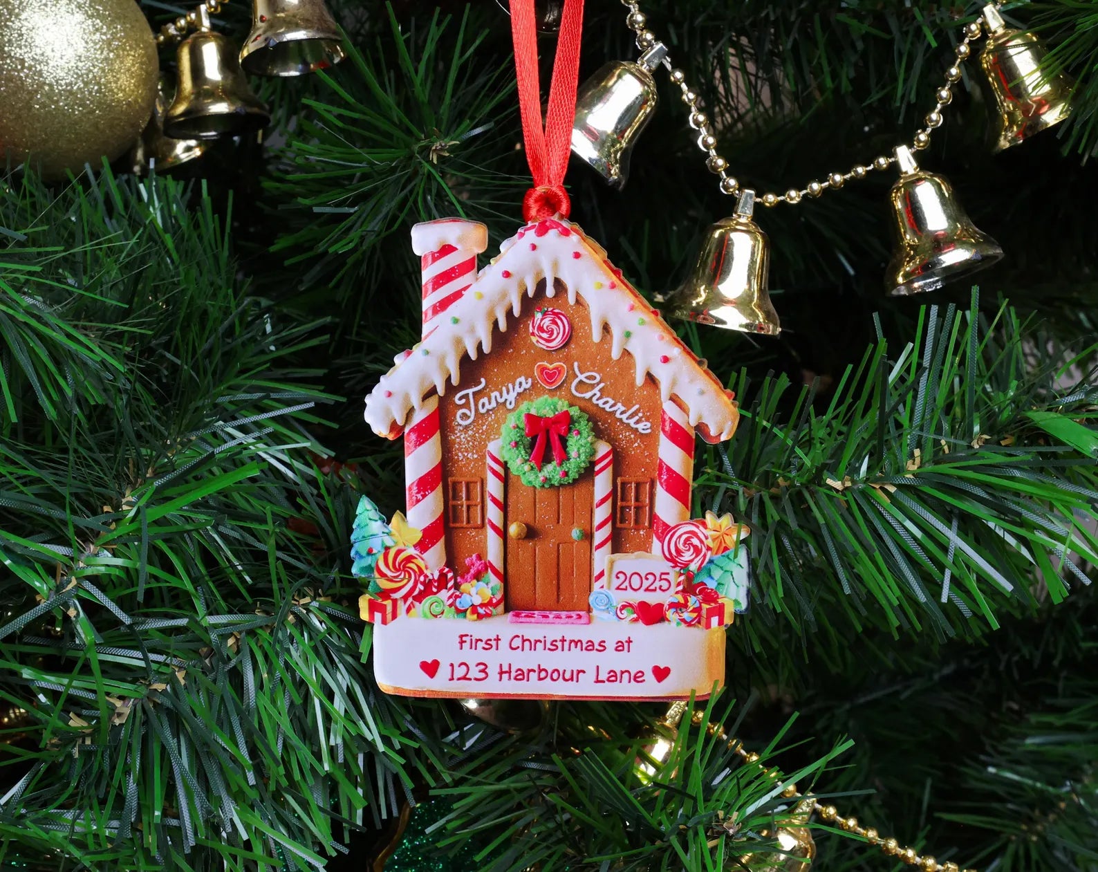 First Christmas in Our New Home Ornament, New Home Gingerbread Acrylic Ornament