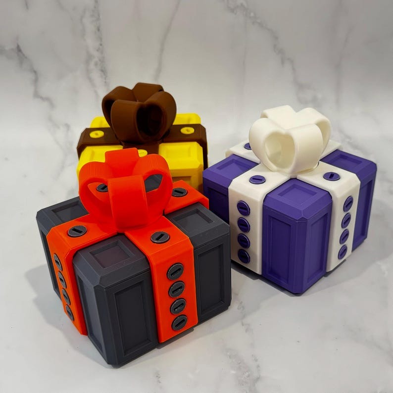 XL Annoying Gift Box: 3D Printed Gag Gift Container