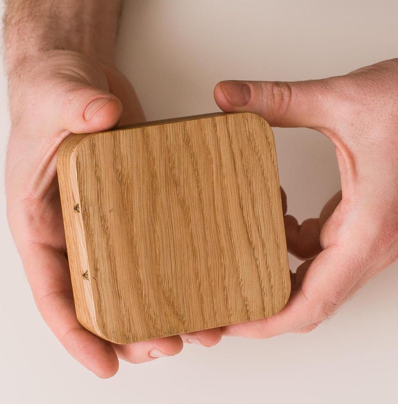 Wooden Daily Pill Box 7 Day Pill Organizer, Custom Pill Container With Medication Tracker, Weekly Pill Case, Mini Trinket Box