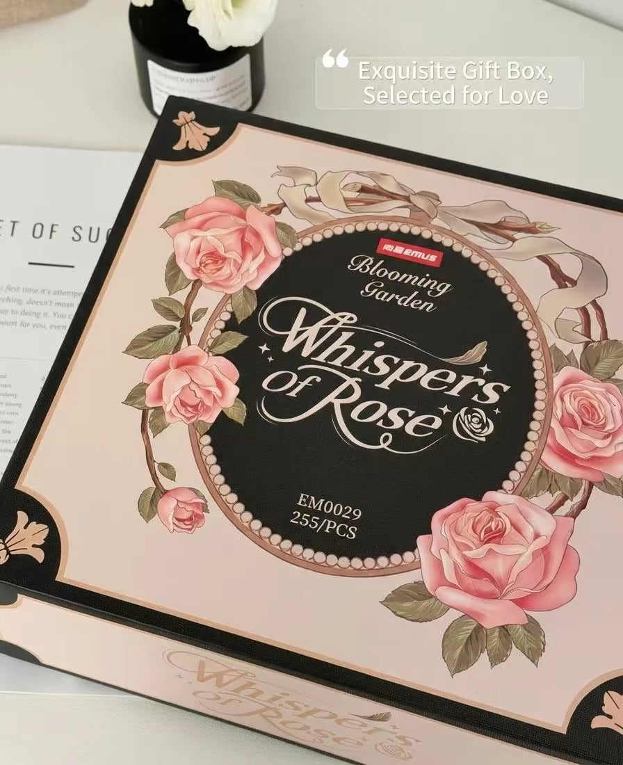 Magic Blooming Flower Building Blocks with Motion Rose Bouquet