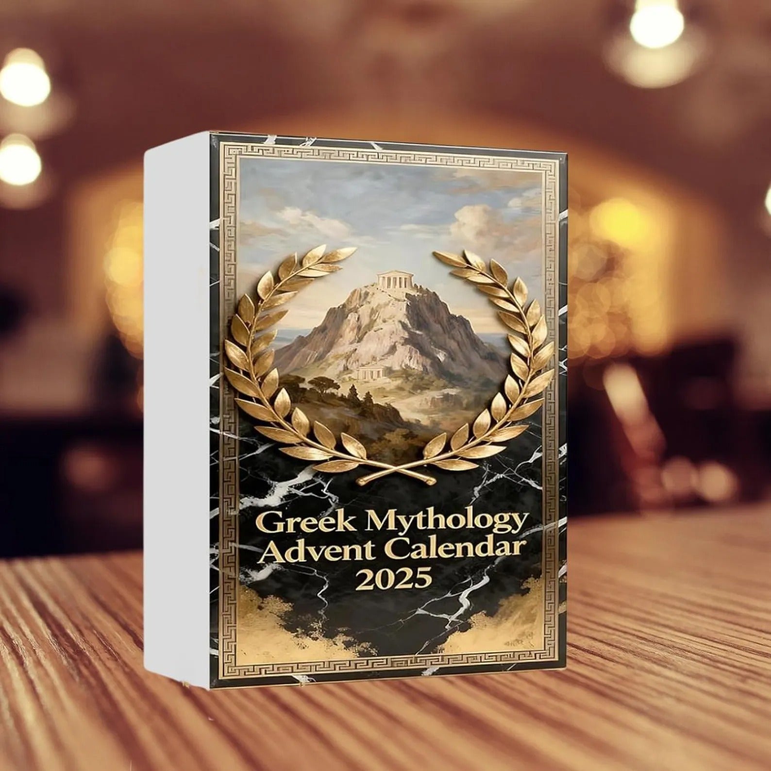 Greek Mythology Advent Calendar 2025 for Families,24Pcs 2D Acrylic Ornaments Set,Ancient Greece Gods Christmas Countdown Gift for Home Decor