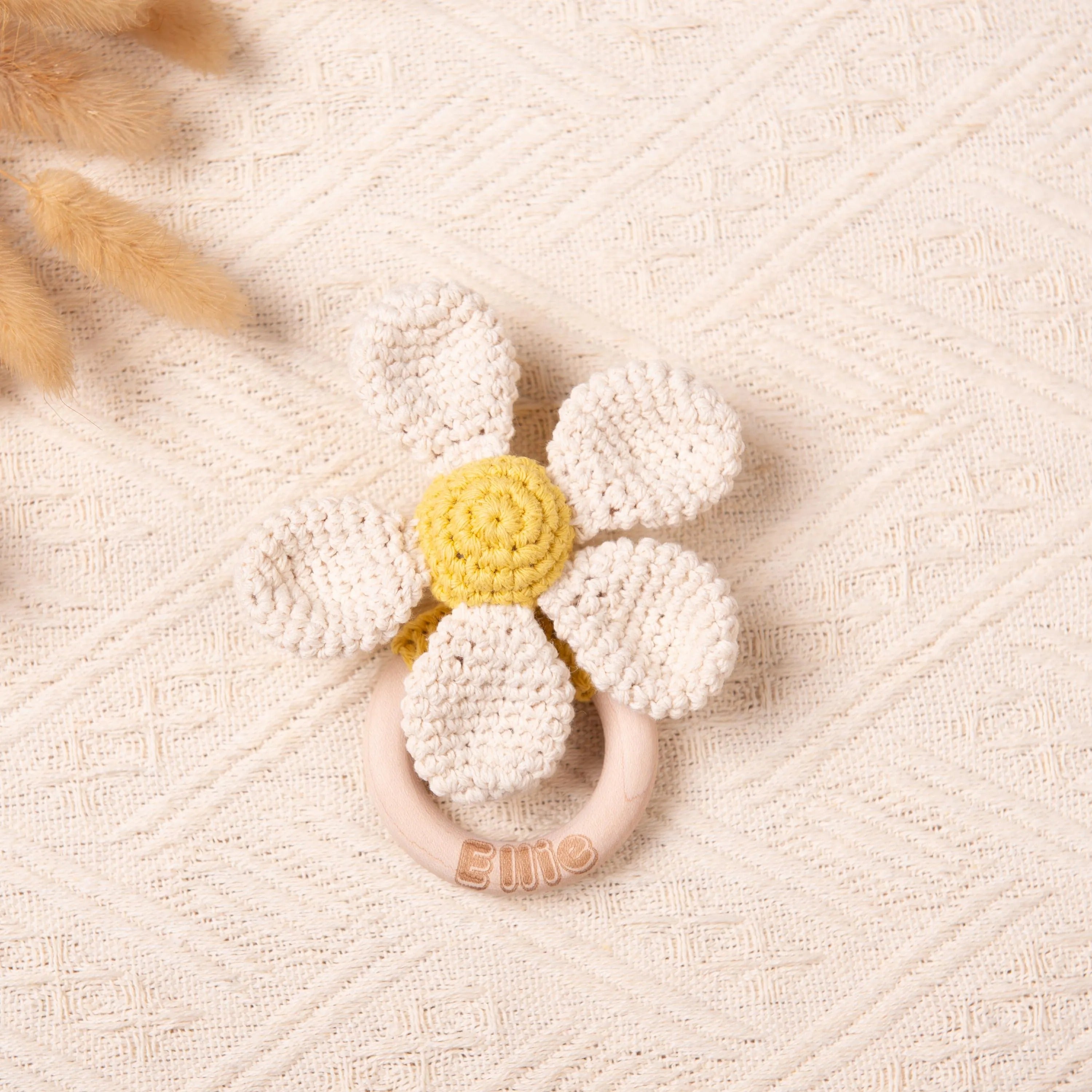 Personalized Crochet Rattle for Babies, Custom Crochet Toy Rattle for Babies, Sensory Toys for Babies, Baby Shower Gifts, Newborn Gifts