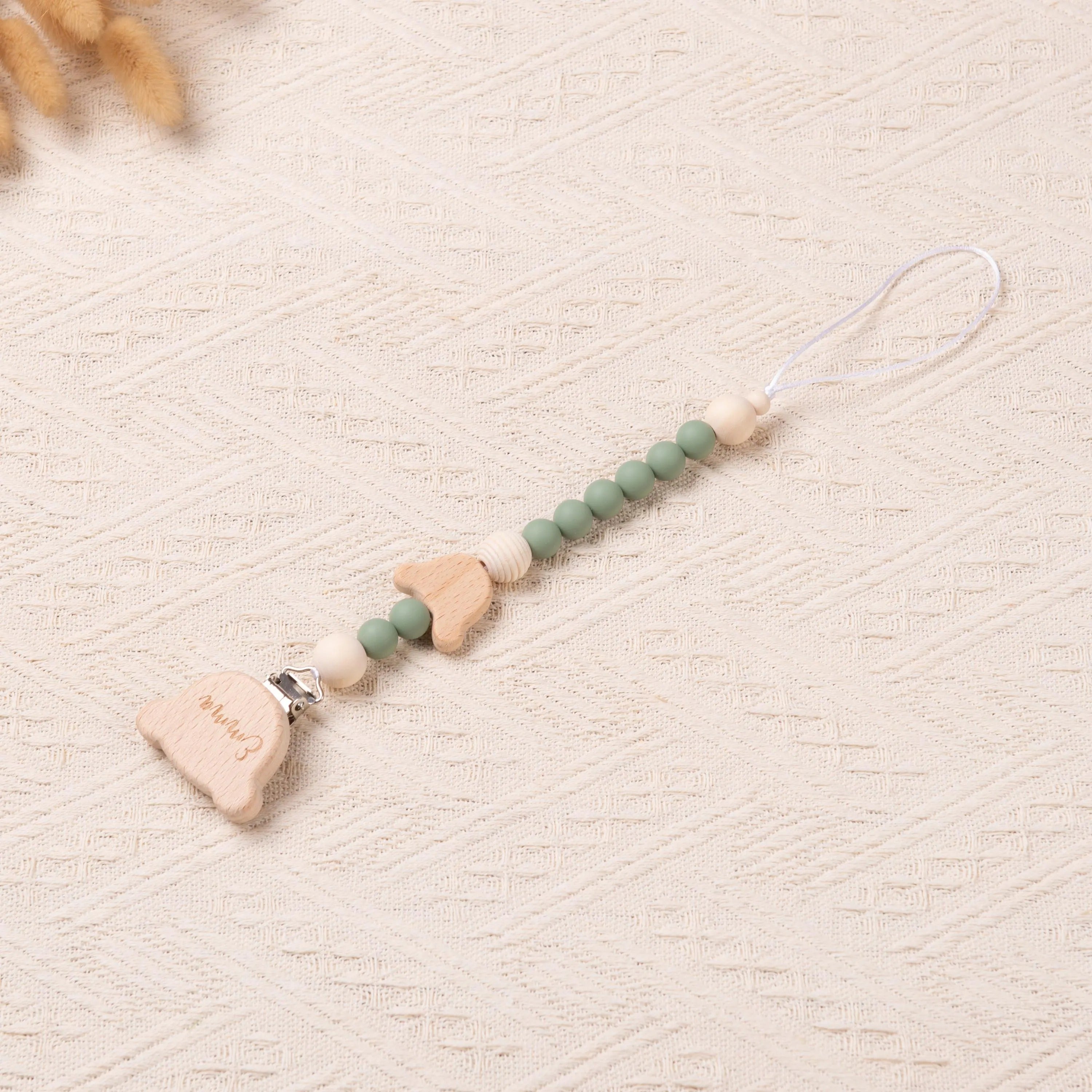 Personalized Pacifier Clip for Baby Boy and Girl, Custom Binky Clip, Engraved Soother Clip with Name, Baby Shower Gifts, Newborn Gifts