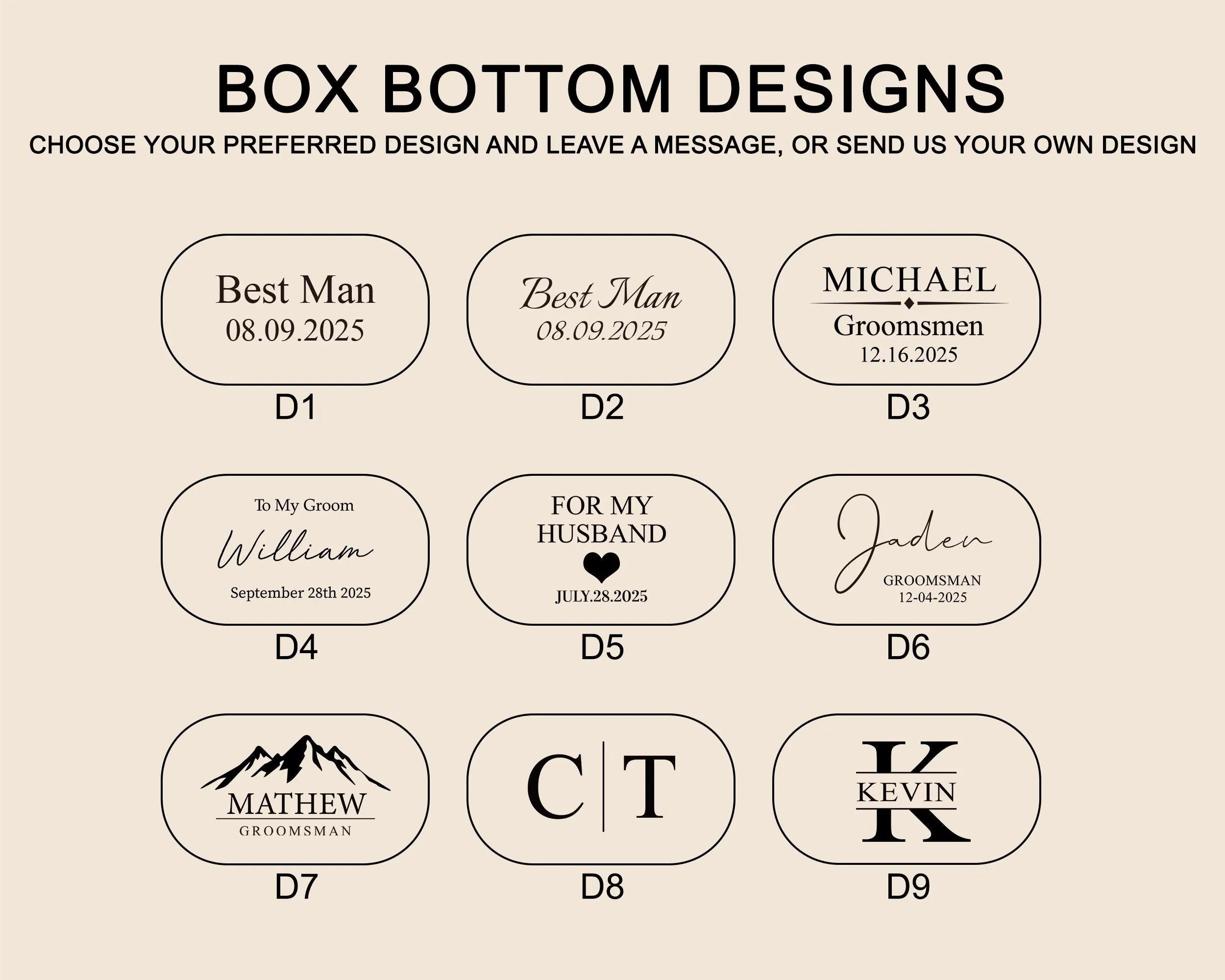 Groomsmen Gifts, Custom Groomsmen Cufflinks Set, Personalized Wedding Accessories for Men, Groomsman Proposal Gift, Engraved Gift for Him