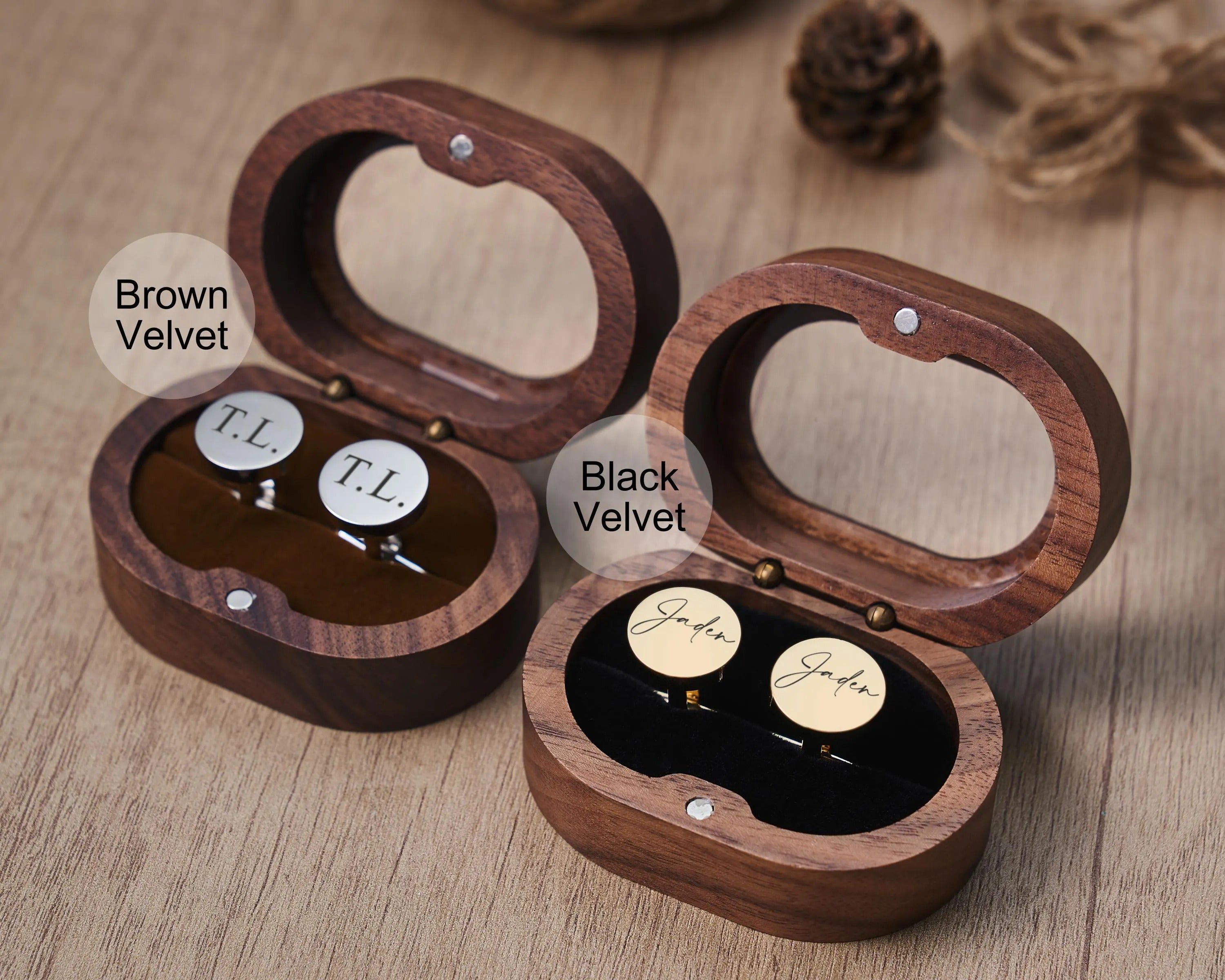 Groomsmen Gifts, Custom Groomsmen Cufflinks Set, Personalized Wedding Accessories for Men, Groomsman Proposal Gift, Engraved Gift for Him