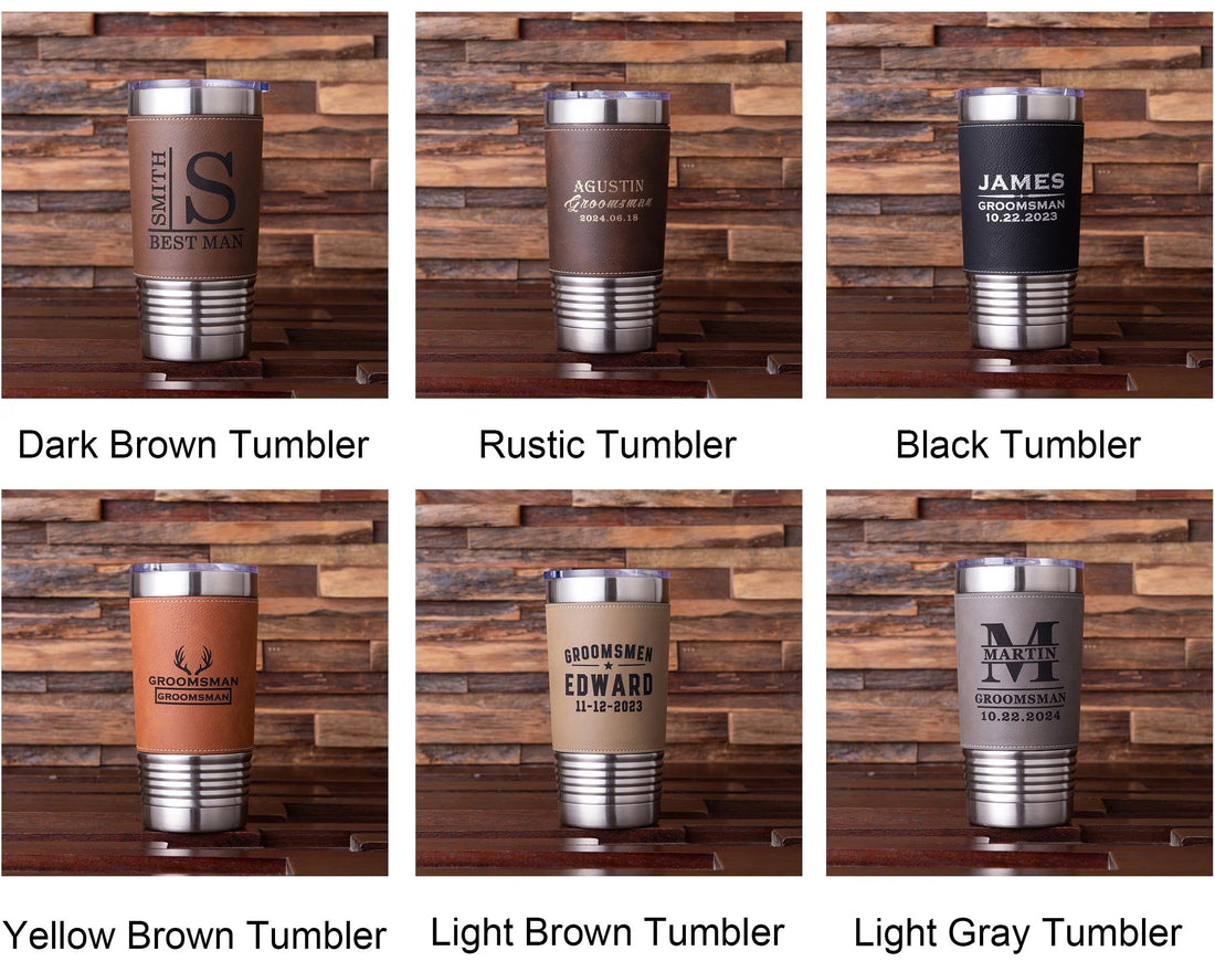 Groomsmen Gifts Personalized Tumbler for Men, Groomsman Gift Best Man Gift, Bachelor Gifts, Gift for Him, Groomsmen Tumblers 20oz