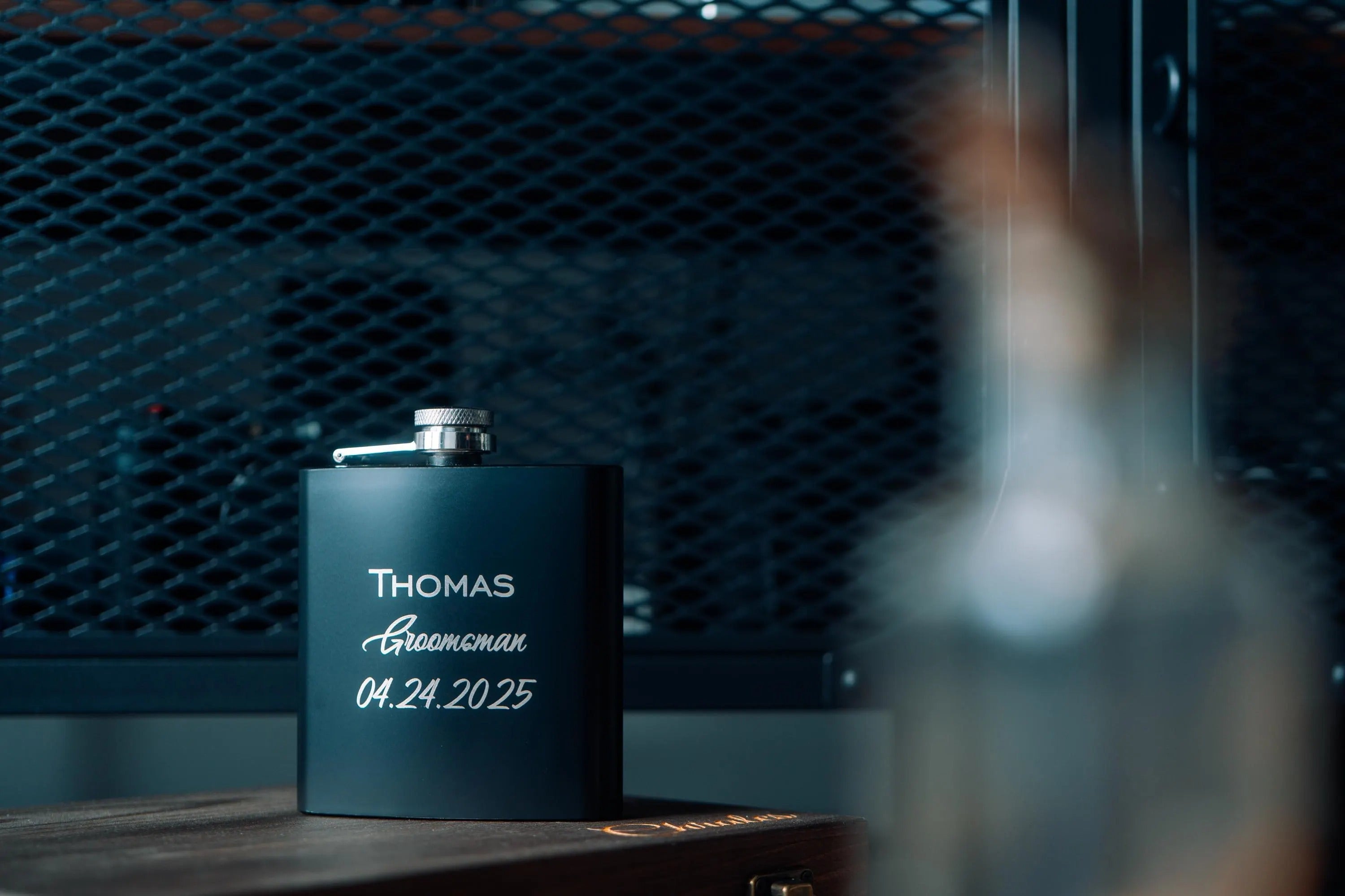 Personalized Groomsmen Gift Box: Engraved Flask, Knife & More