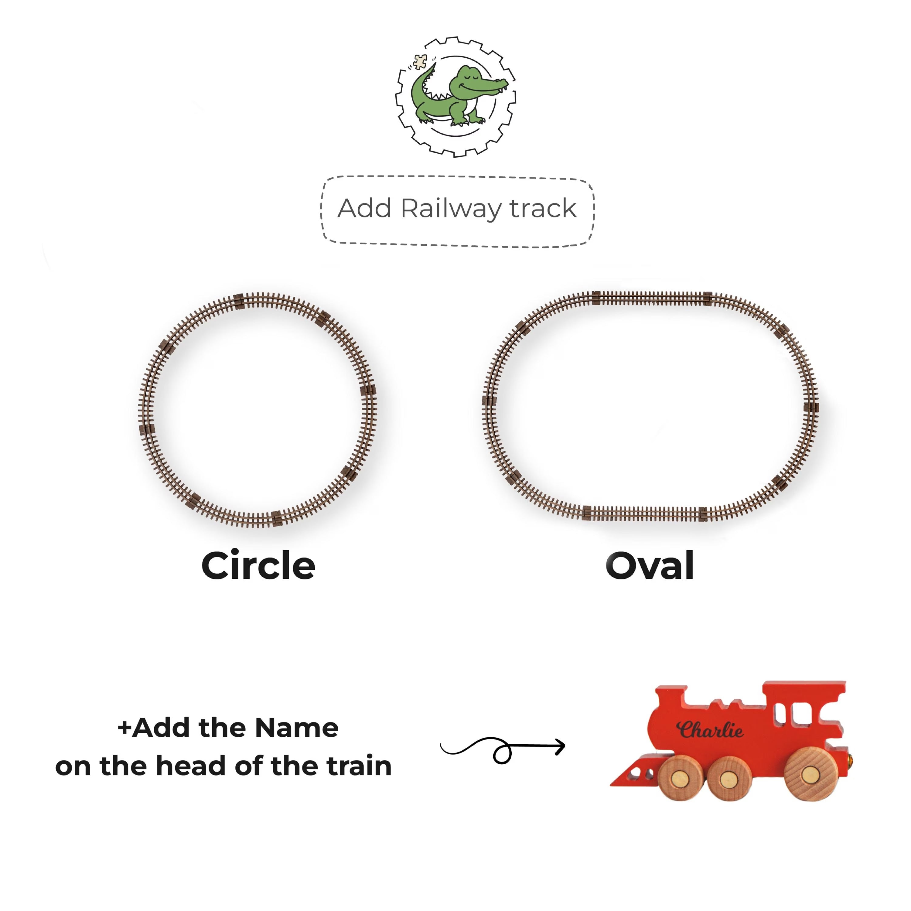 Wooden Farmer Train With Name Additional Set of Animals Custom Train Personalized Baby Boy Gift Sensory Toys Fidget Toys For Toddlers
