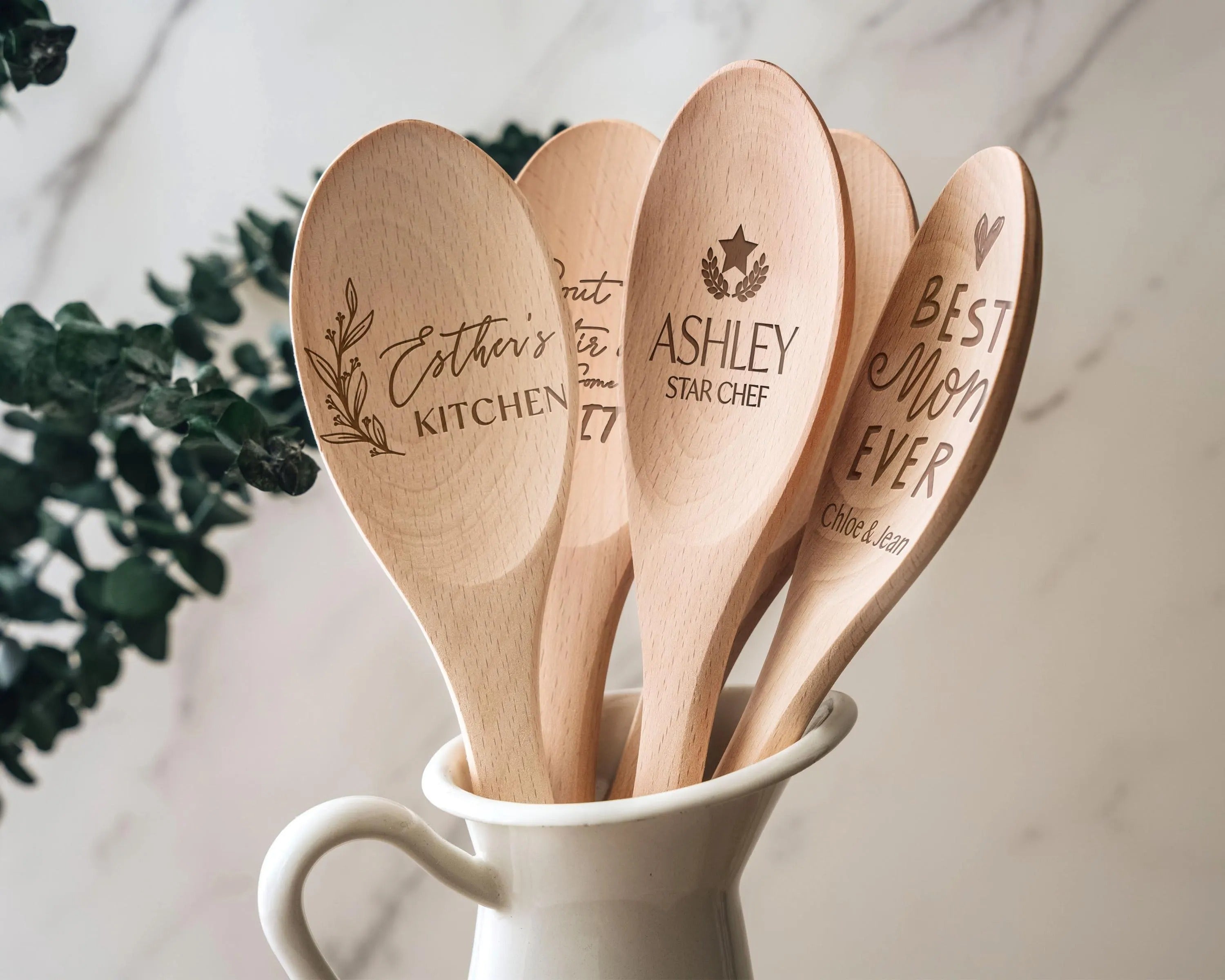 The Perfect Mix Spoon Gifts for Mom, Personalized Wedding Favors, Engraved Wooden Spoons, Bridal Shower Favors, Wedding Party Gifts