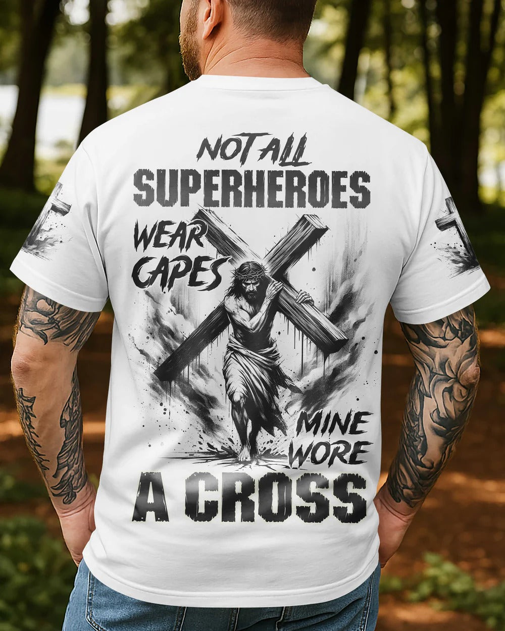 Not All Superheroes Wear Capes All Over Print T-Shirt
