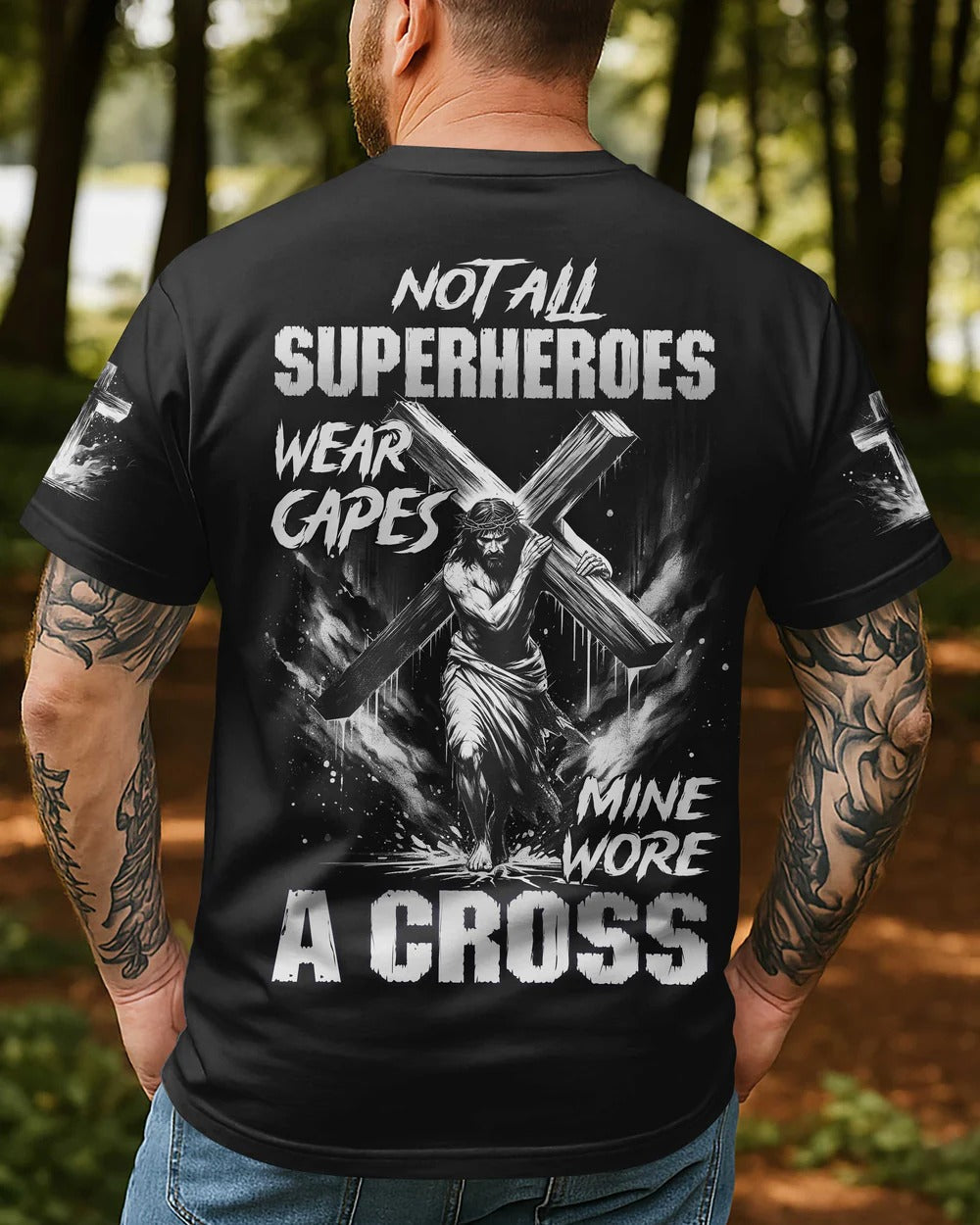 Not All Superheroes Wear Capes All Over Print T-Shirt