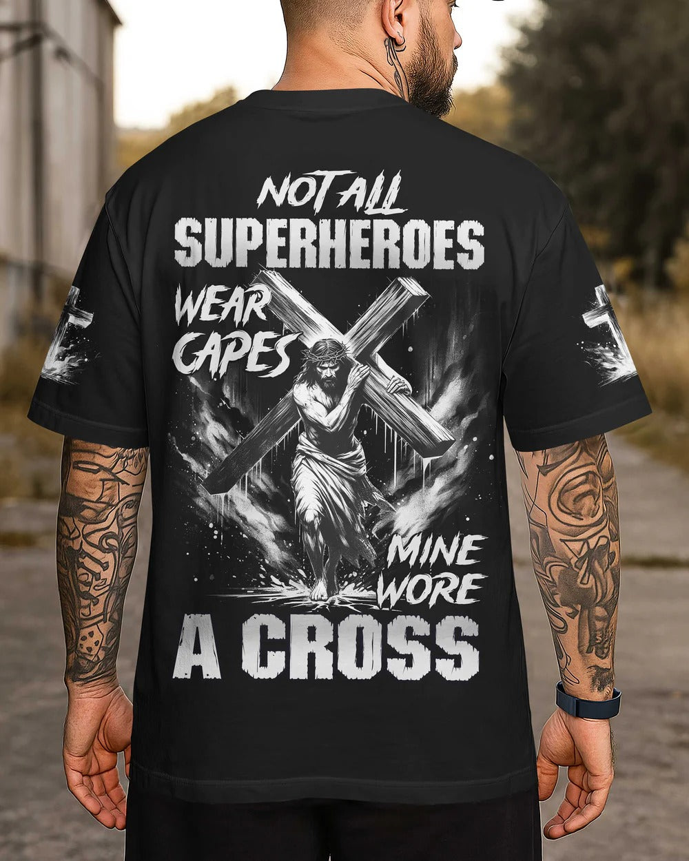 Not All Superheroes Wear Capes All Over Print T-Shirt