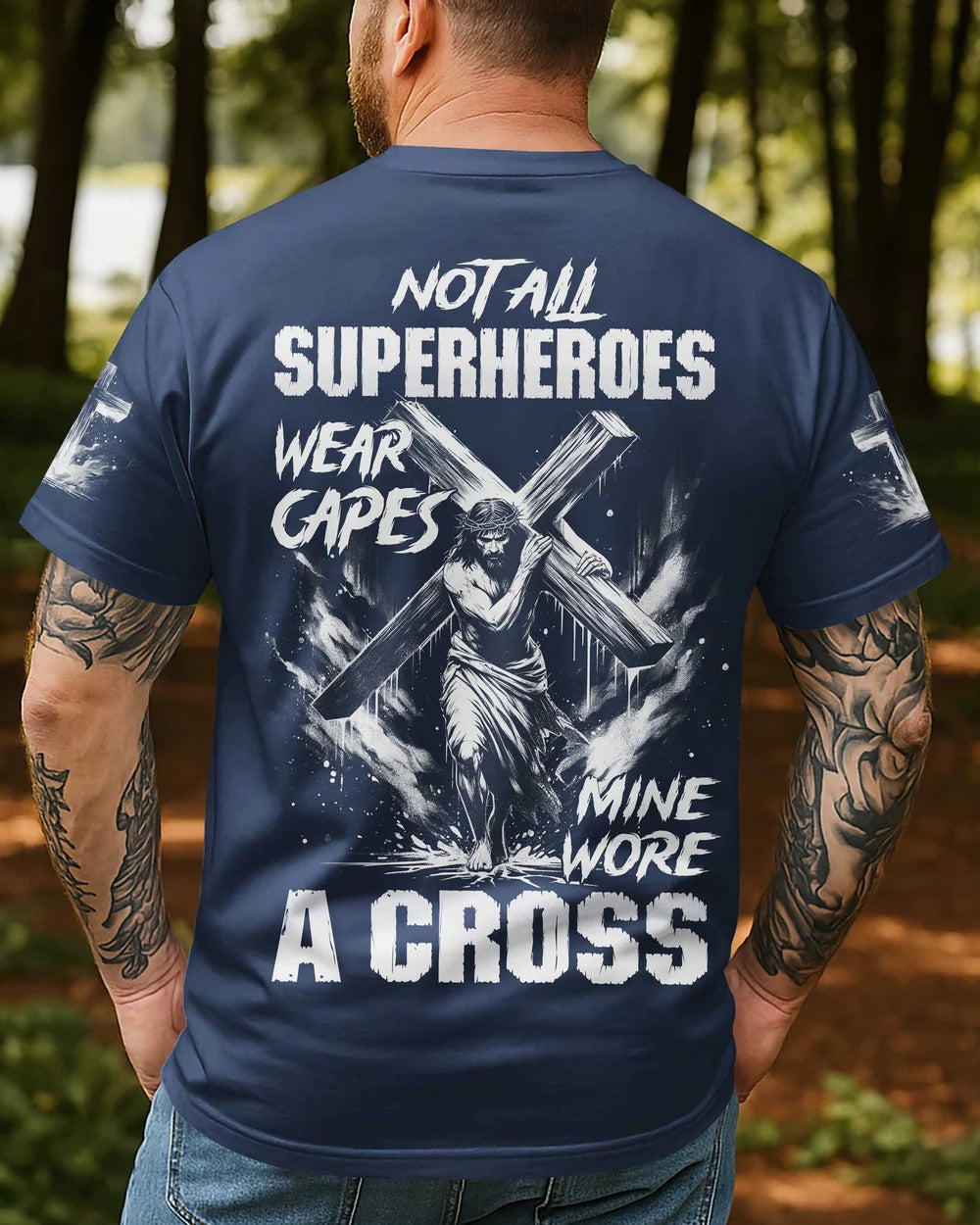 Not All Superheroes Wear Capes All Over Print T-Shirt