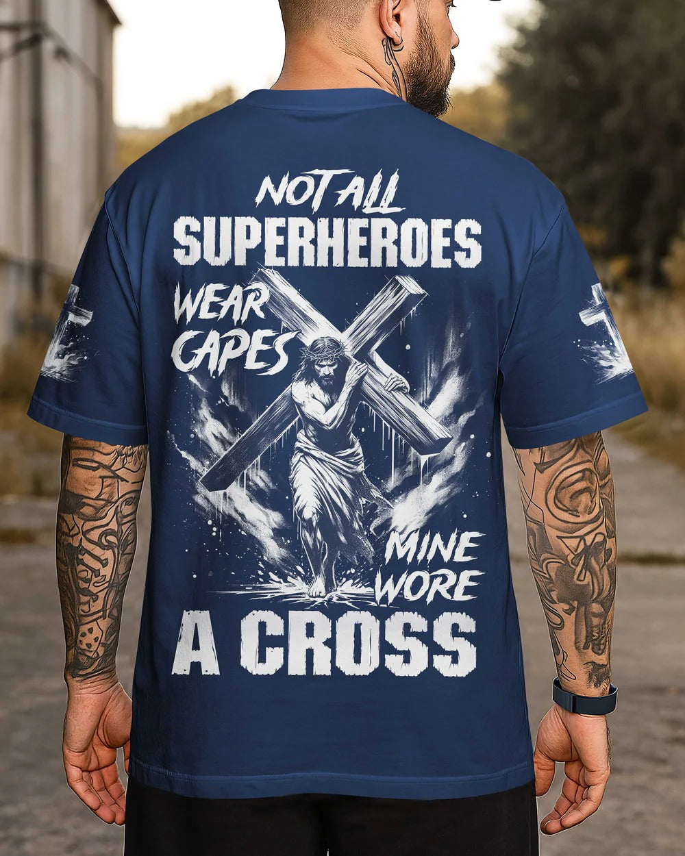 Not All Superheroes Wear Capes All Over Print T-Shirt