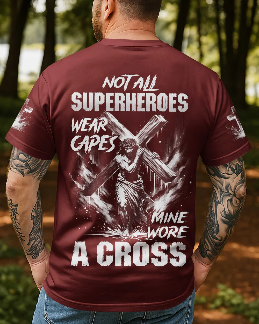 Not All Superheroes Wear Capes All Over Print T-Shirt
