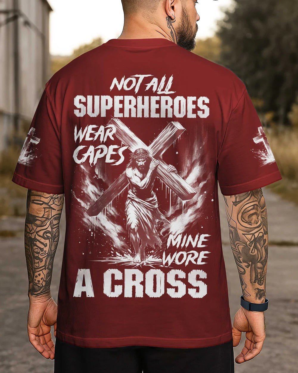 Not All Superheroes Wear Capes All Over Print T-Shirt