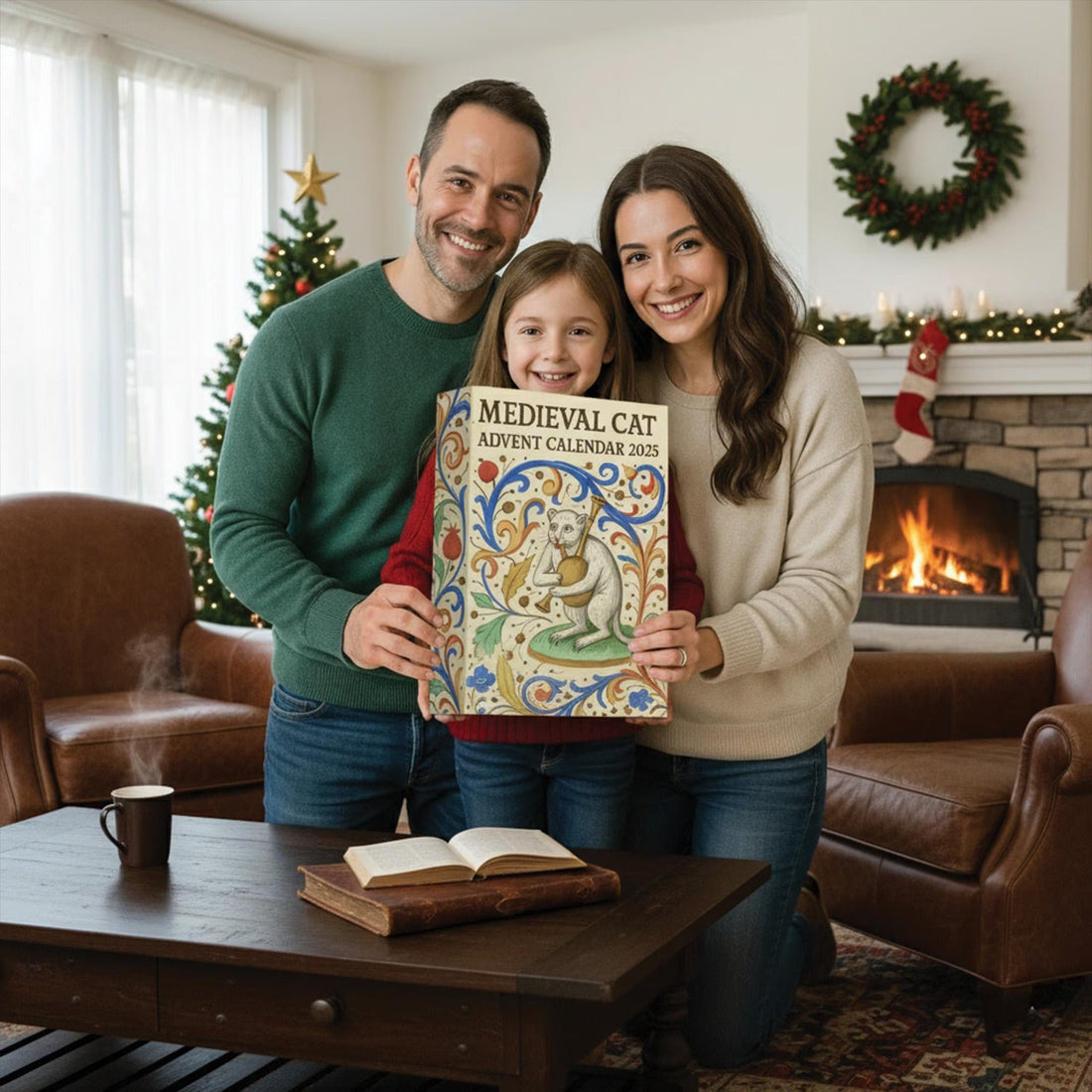 Medieval Cat Advent Calendar 2025: Resin Feline Figurines