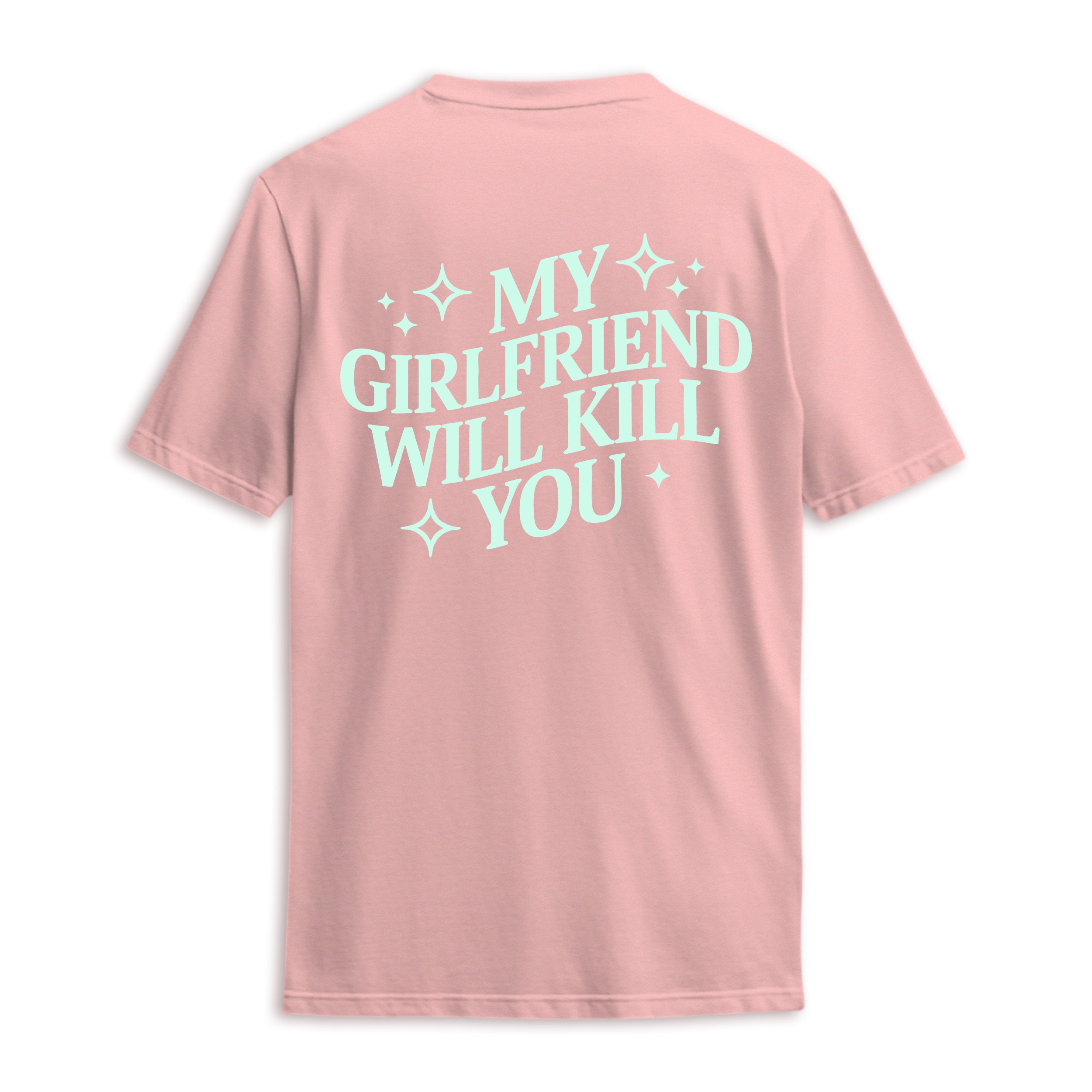 My Girlfriend Will Kill You Comfort Colors Shirt, Summer Shirts, Mens Beach Shirts, Funny Boyfriend Shirt, Anniversary Gift, Gift for Him